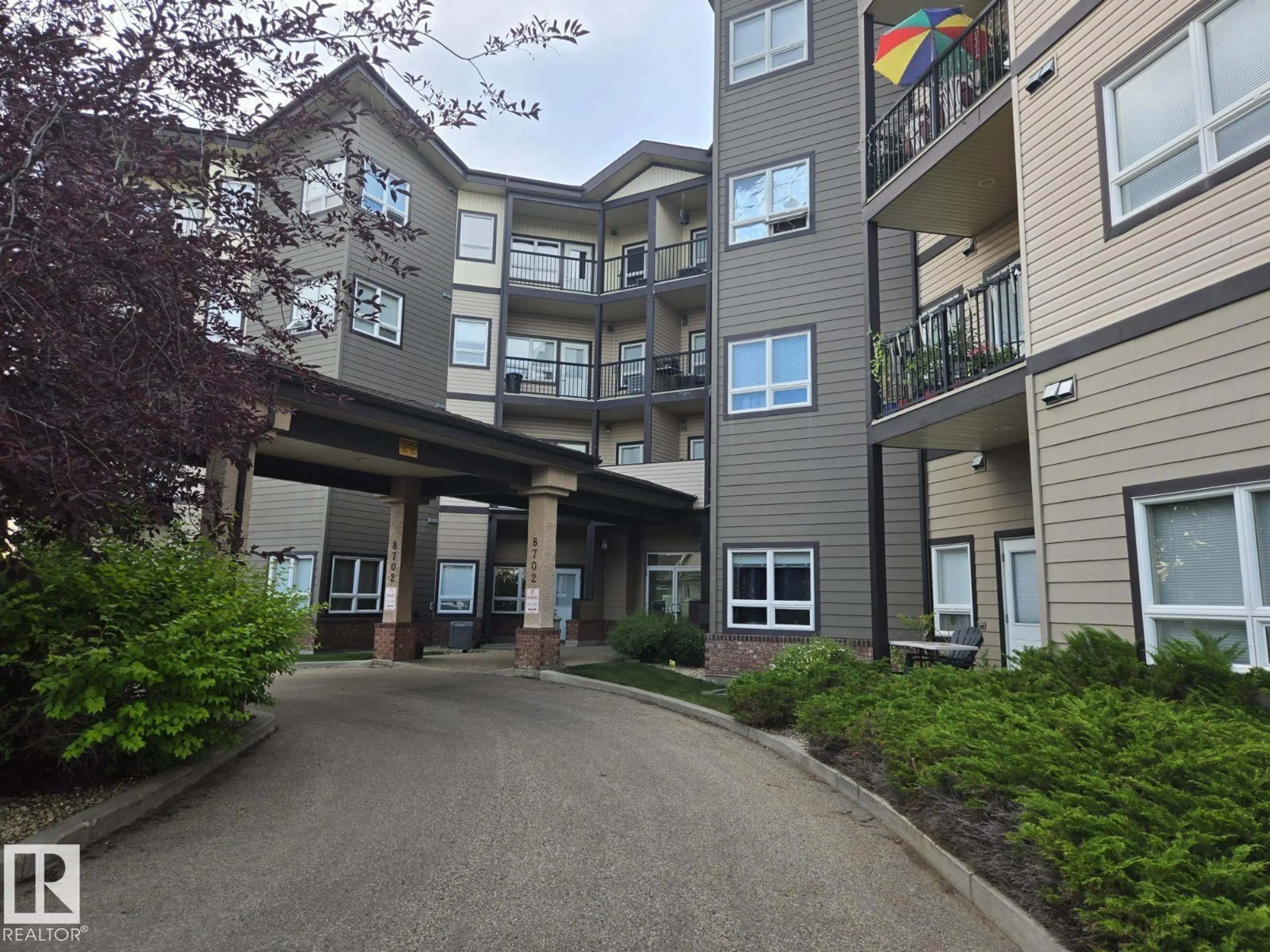 Patio, unknown for 405 - 8702 SOUTHFORT DR, Fort Saskatchewan Alberta T8L4R6