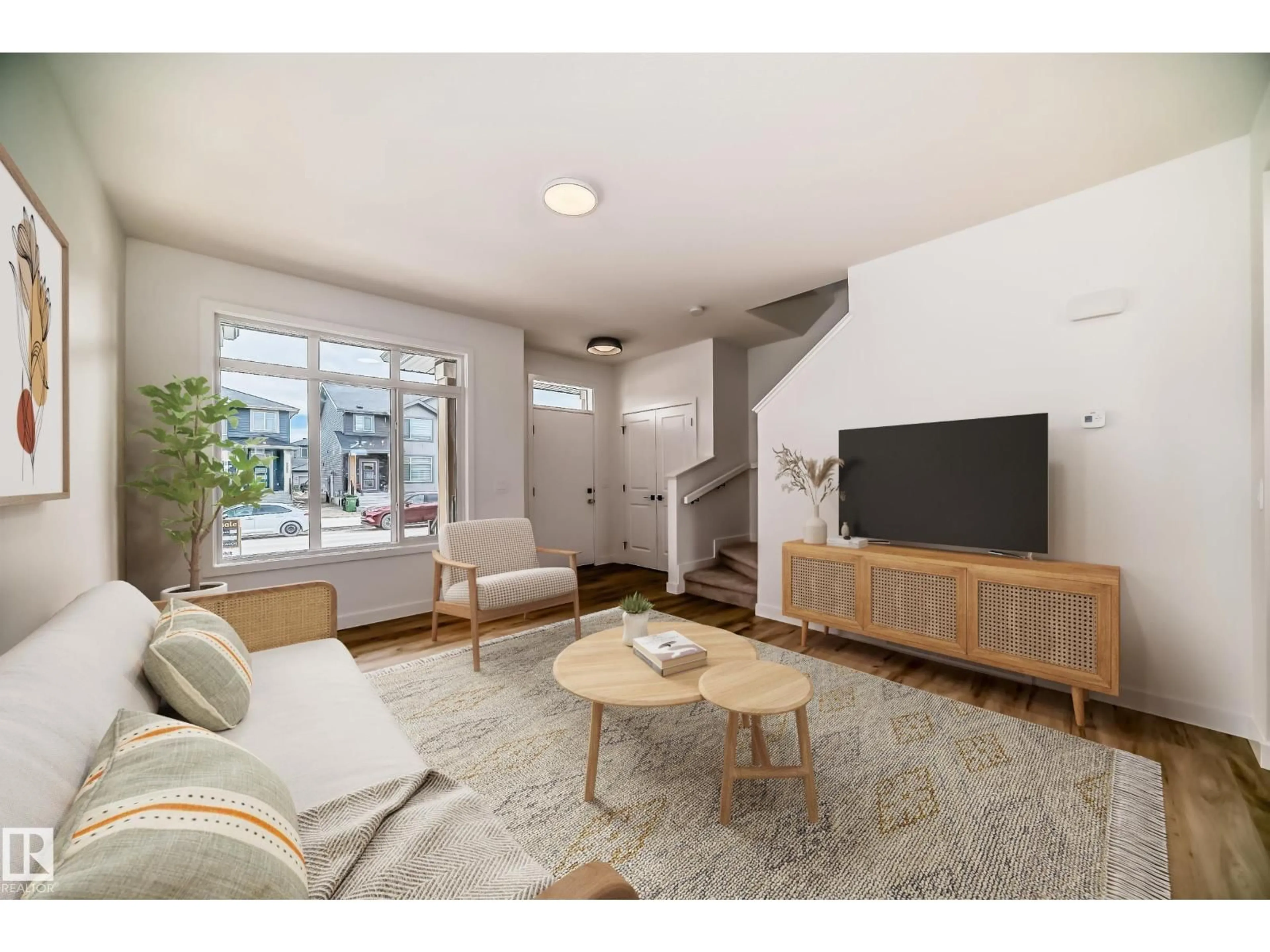 Living room with furniture, unknown for 1332 KESWICK DR, Edmonton Alberta T6W4V8