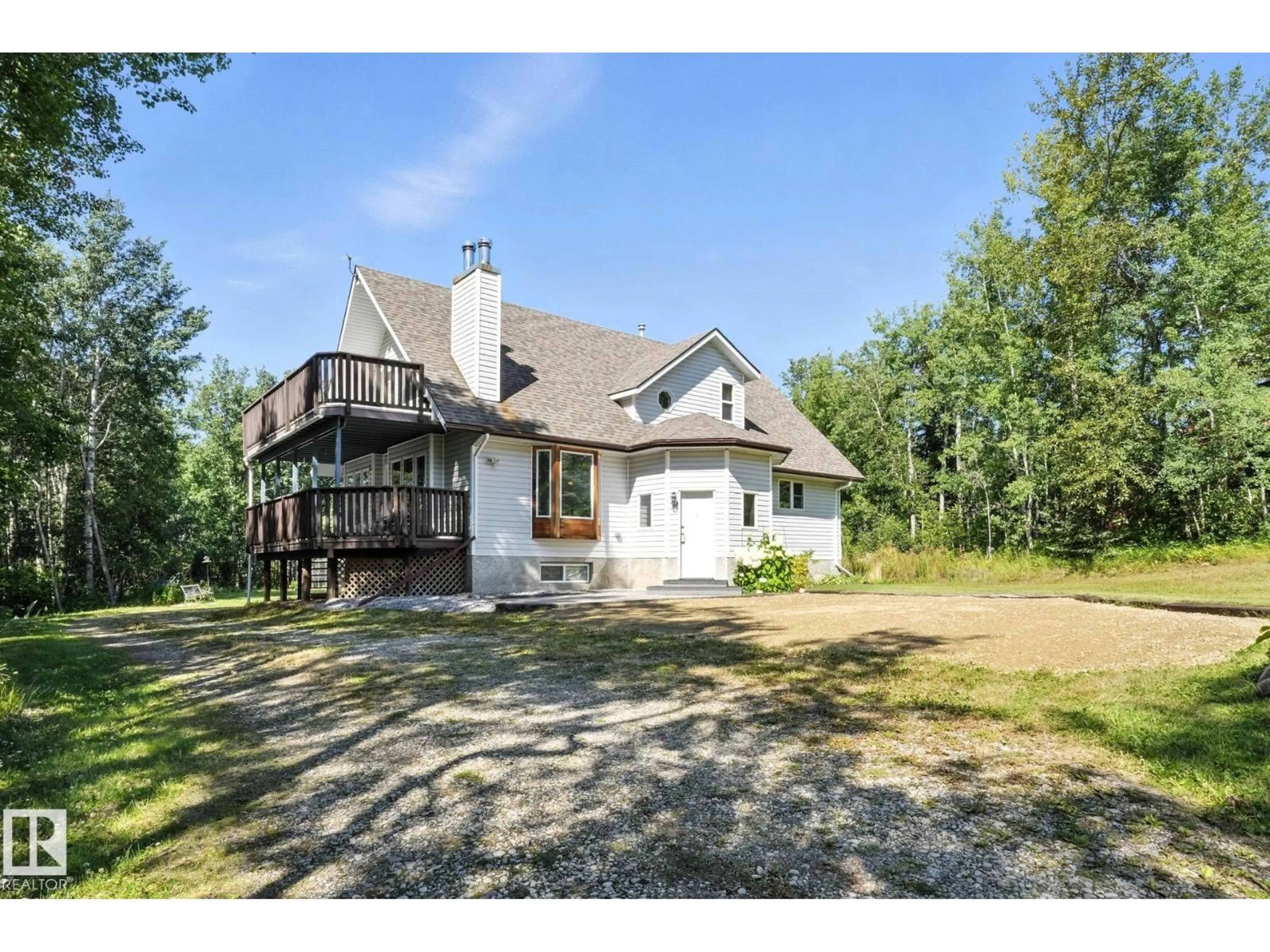 A pic from outside/outdoor area/front of a property/back of a property/a pic from drone, unknown for 18 - 1316 TWP ROAD 533, Rural Parkland County Alberta T7Y0G2