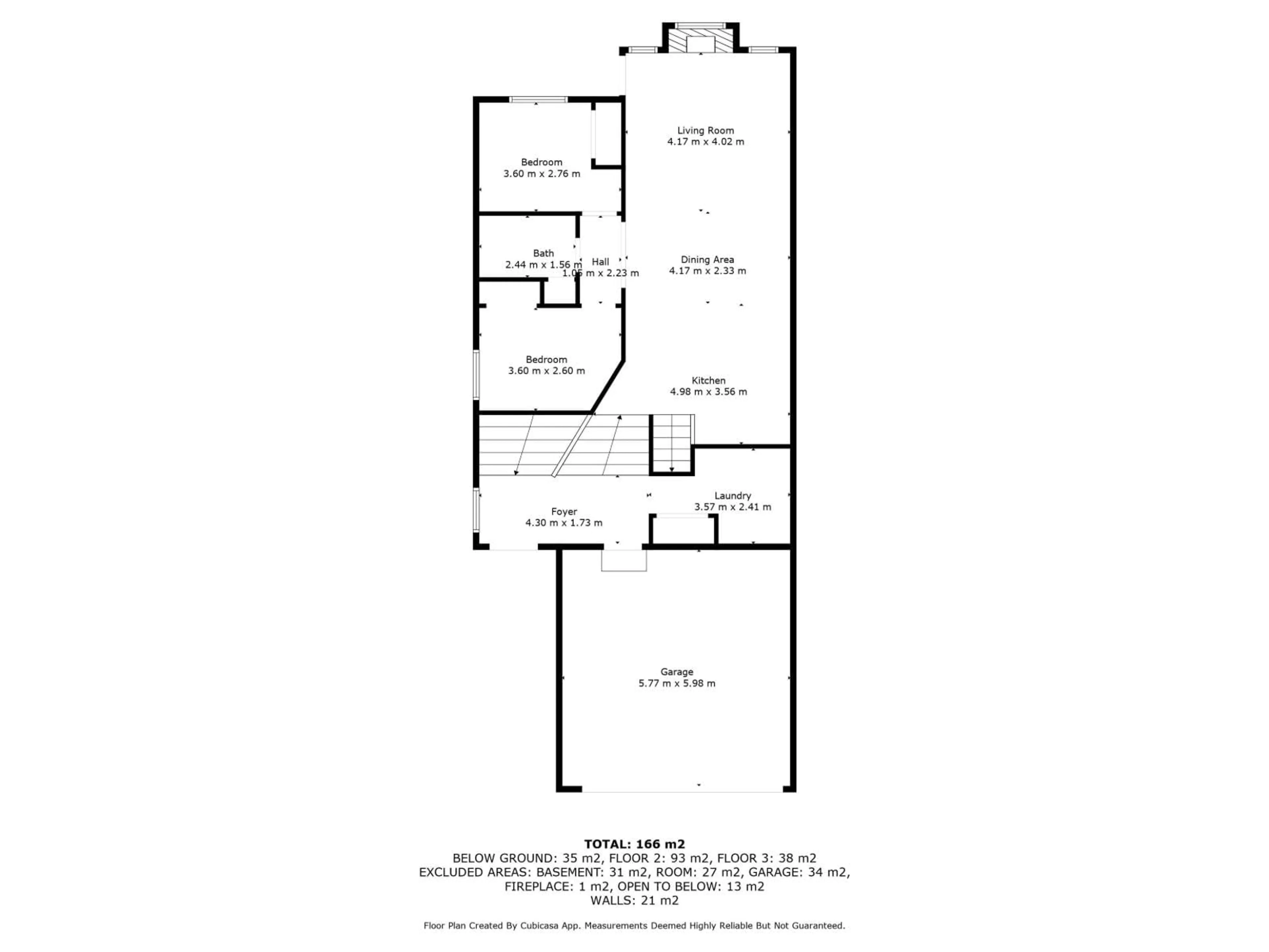 Floor plan for 6612 34 AV, Beaumont Alberta T4X0W7