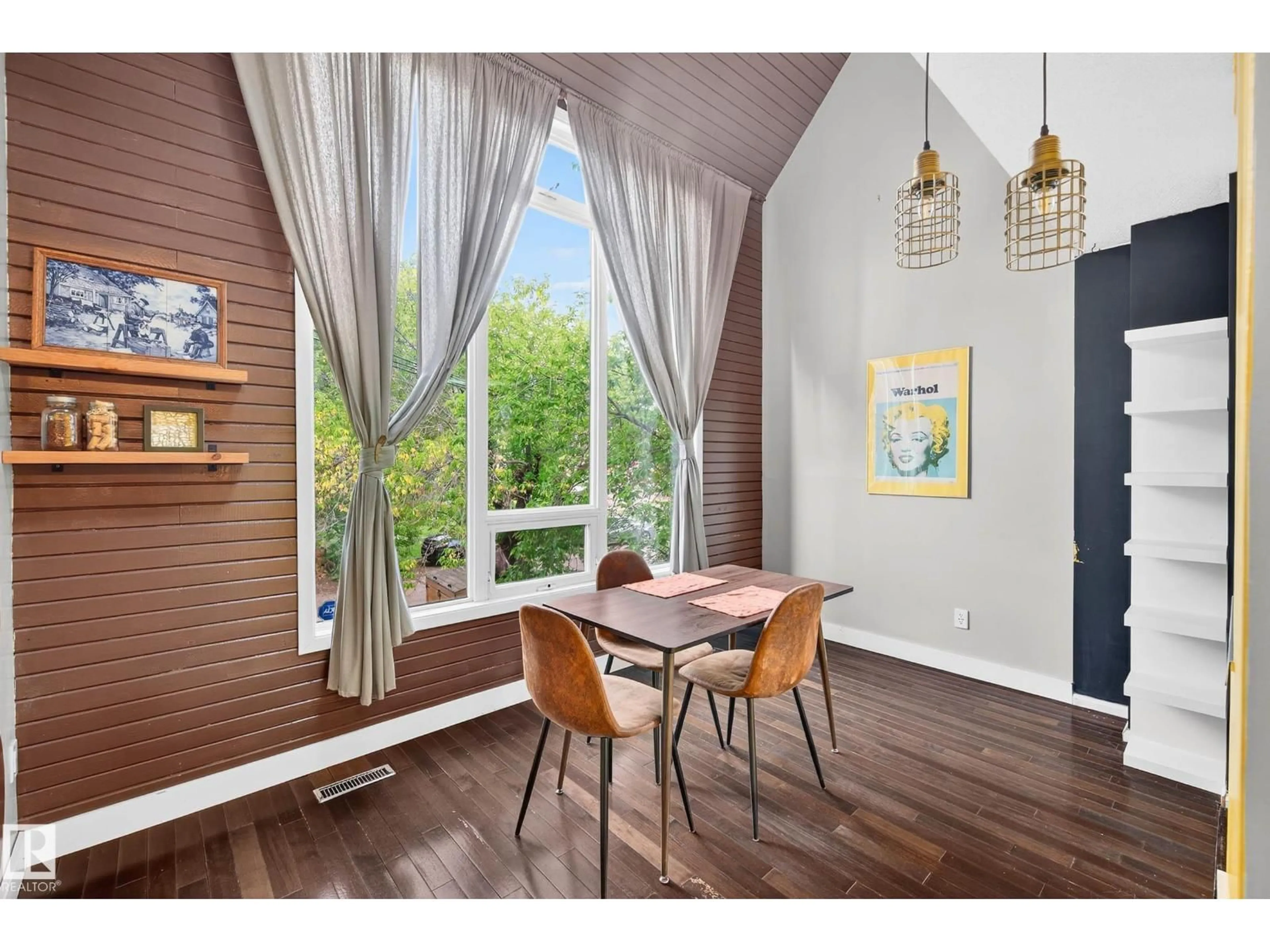 Dining room, wood/laminate floor for NW - 10348A 121 ST, Edmonton Alberta T5N1K8