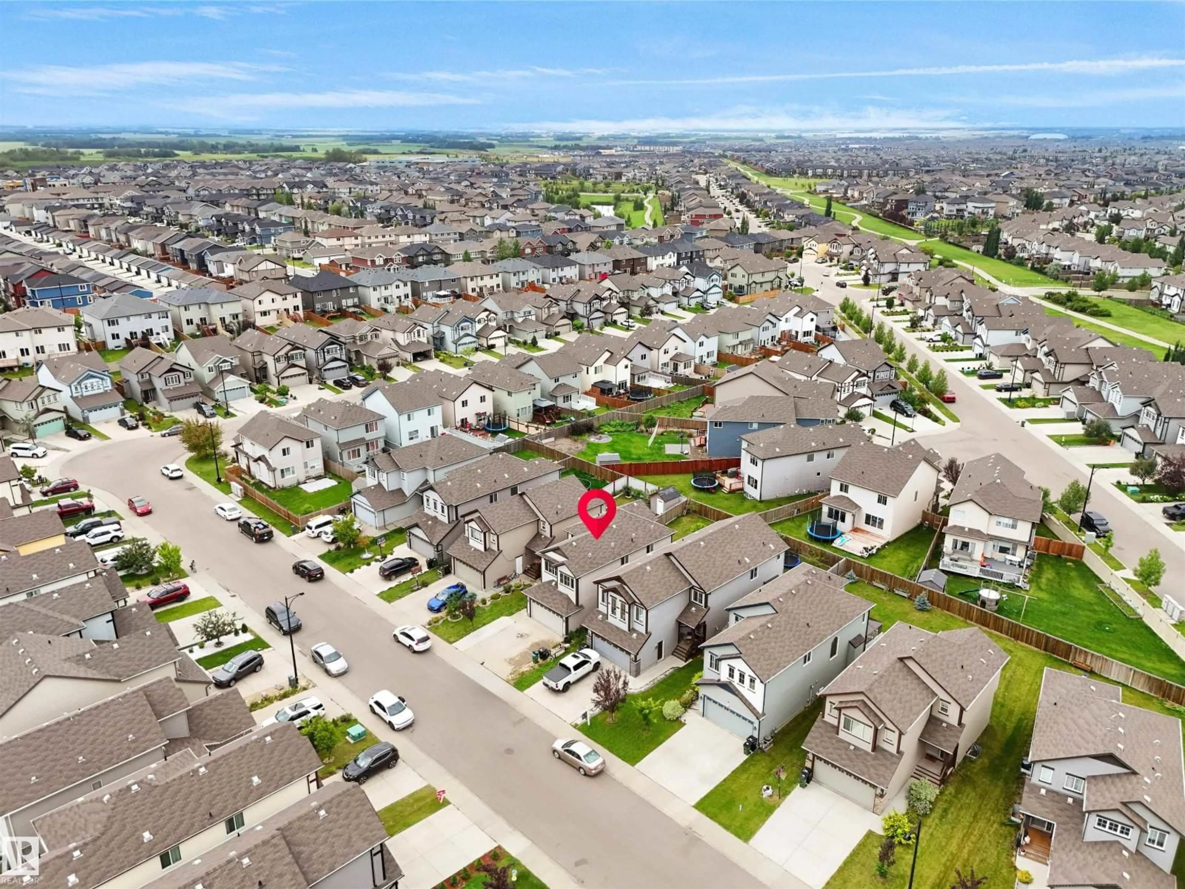 A pic from outside/outdoor area/front of a property/back of a property/a pic from drone, street for SW - 1932 51 ST, Edmonton Alberta T6X1Y4