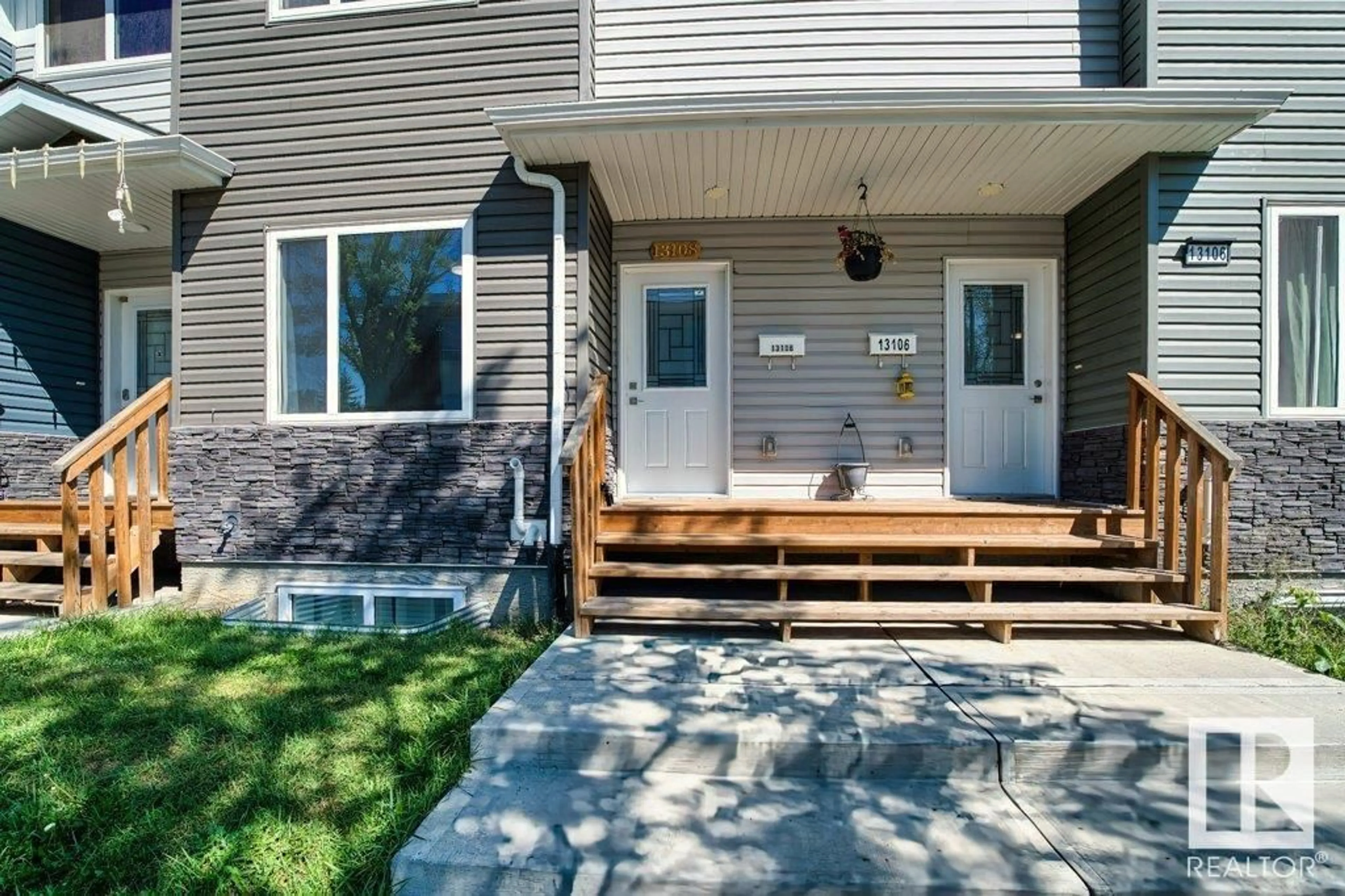 Patio, street for 13108 112 AV, Edmonton Alberta T5M2R6
