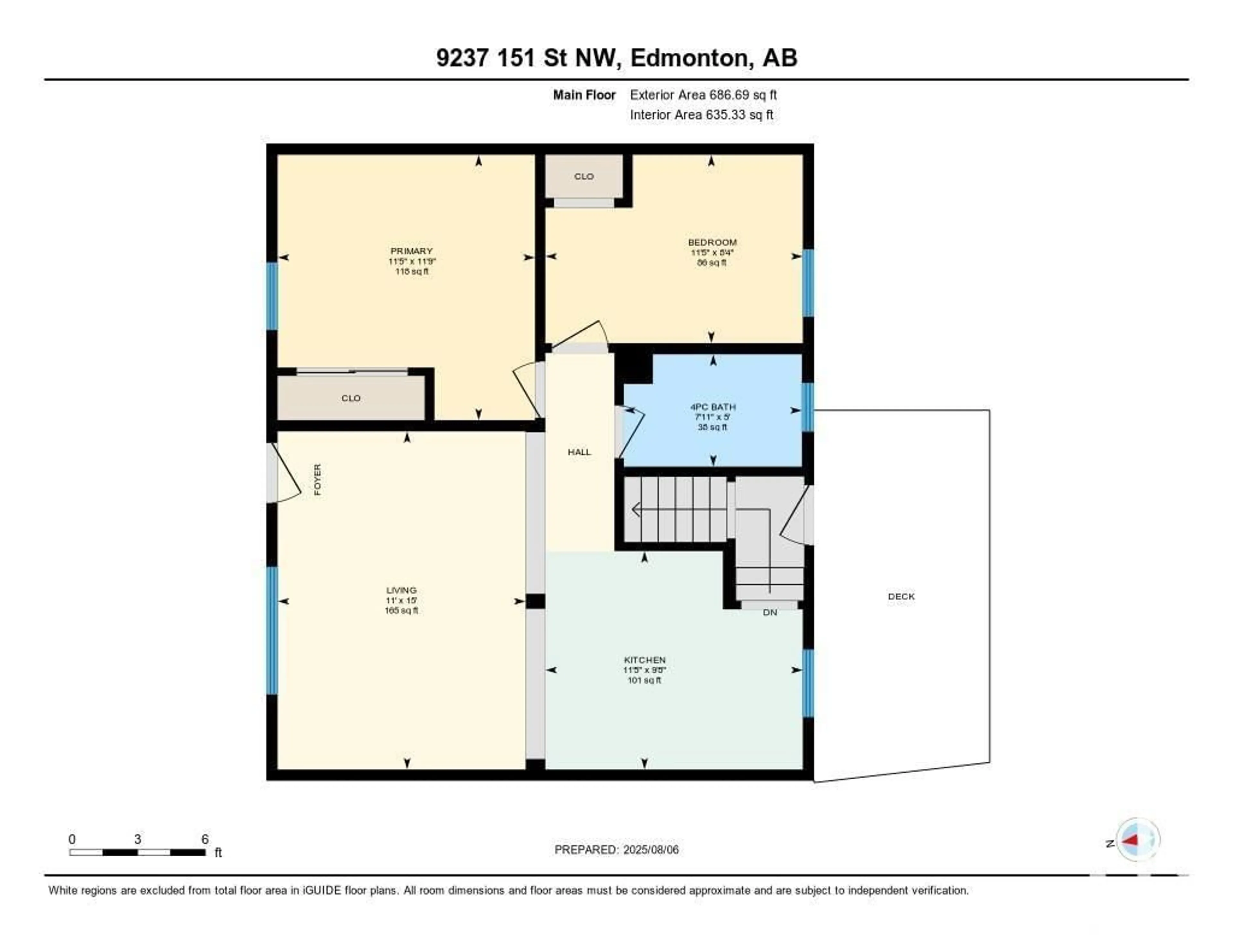 Floor plan for 9237 151 ST, Edmonton Alberta T5R1J8