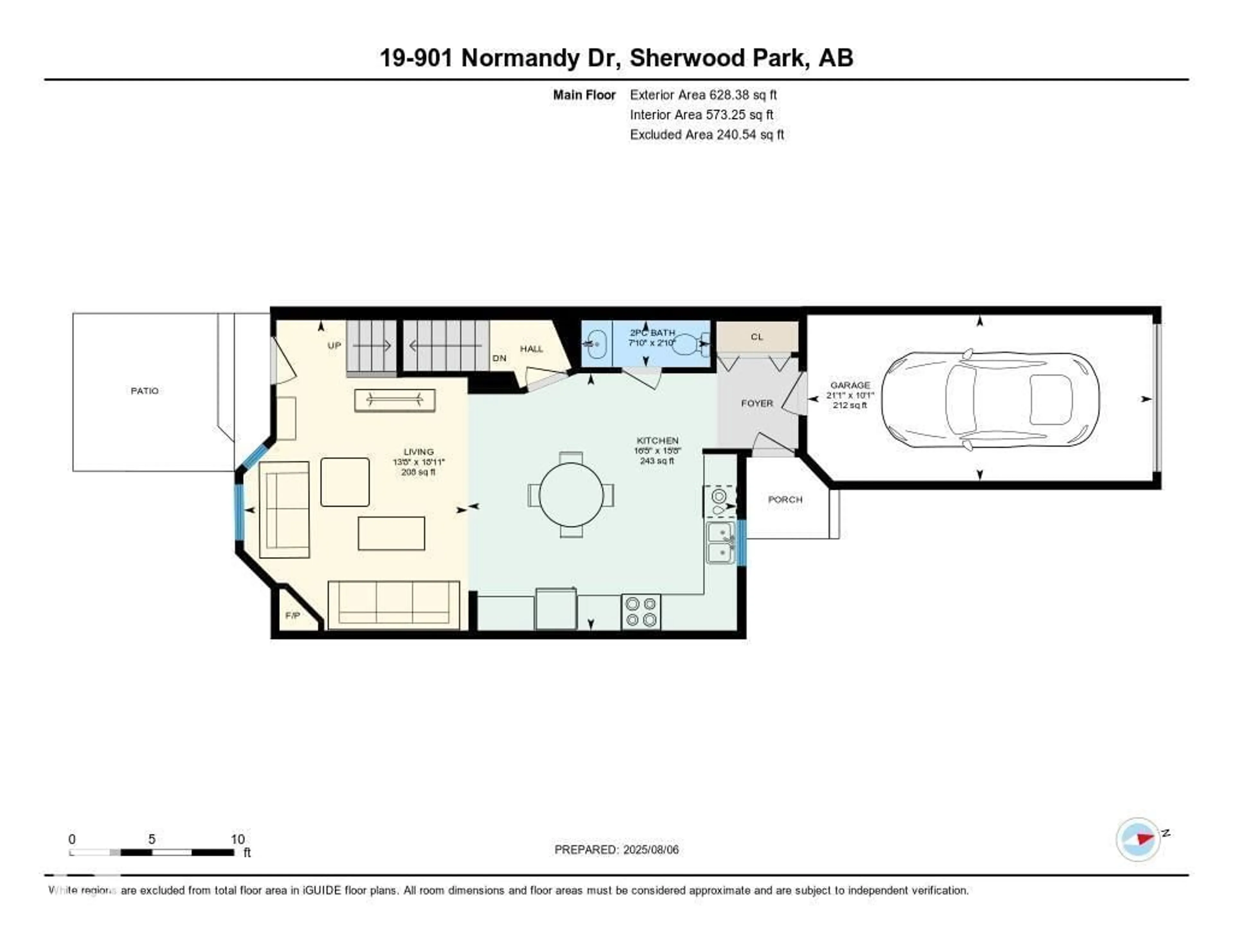 Floor plan for 19 NORMANDY DR, Sherwood Park Alberta T8A5V7