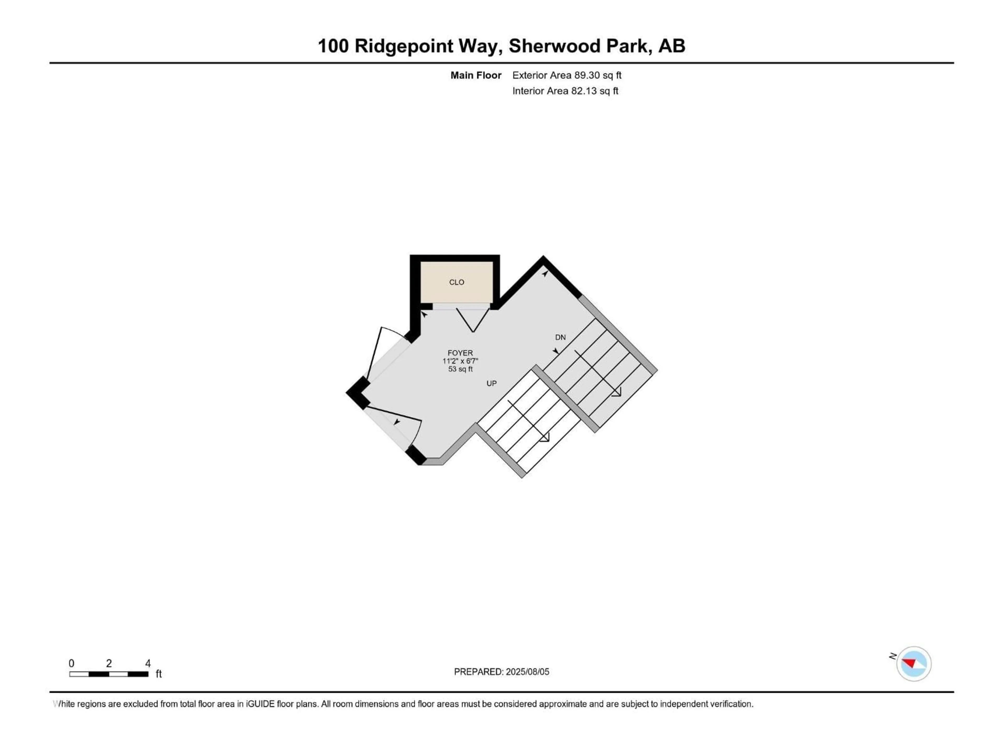 Floor plan for 100 RIDGEPOINT WAY, Sherwood Park Alberta T8A6B2