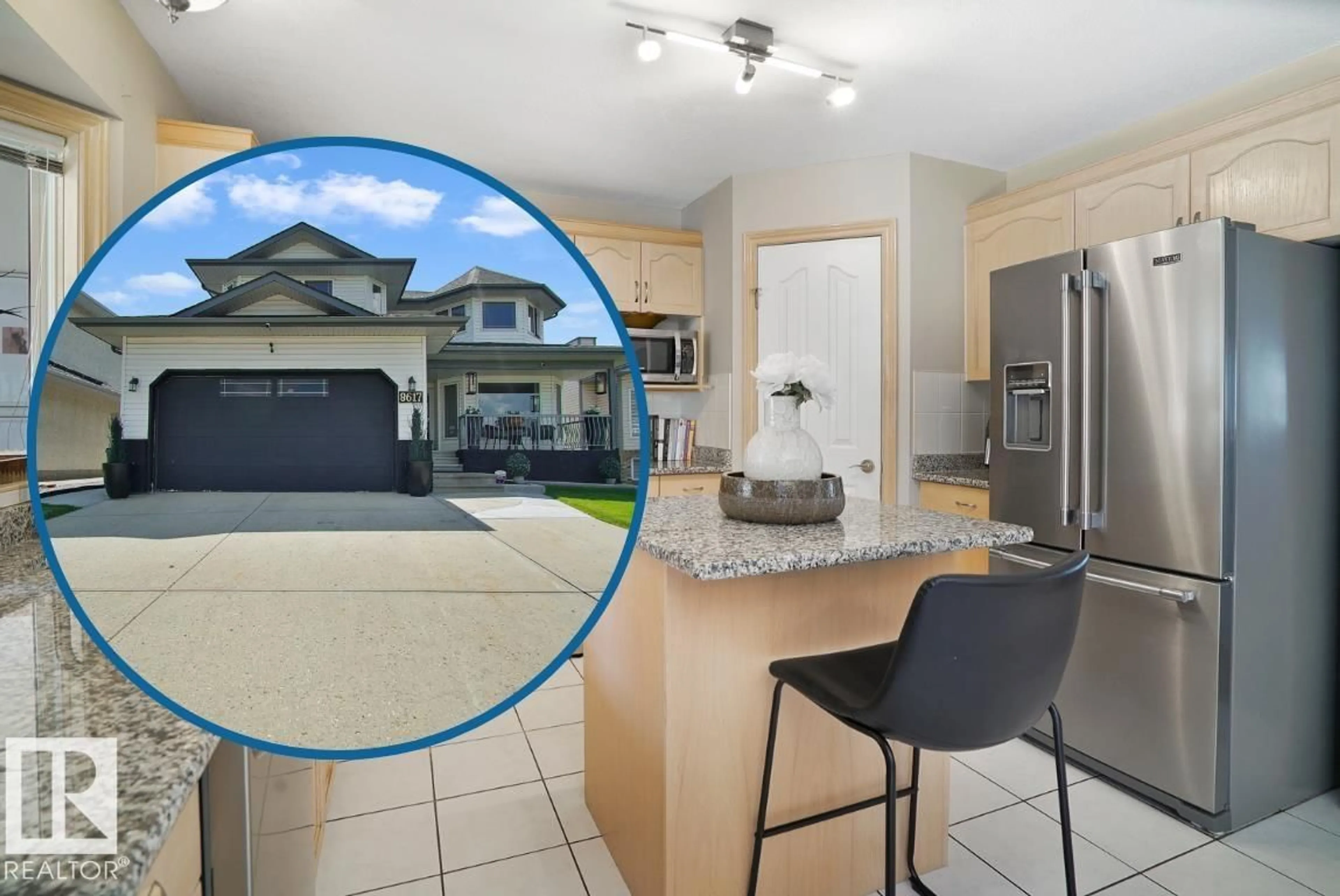 Open concept kitchen, unknown for 8617 158A AV, Edmonton Alberta T5Z3B7