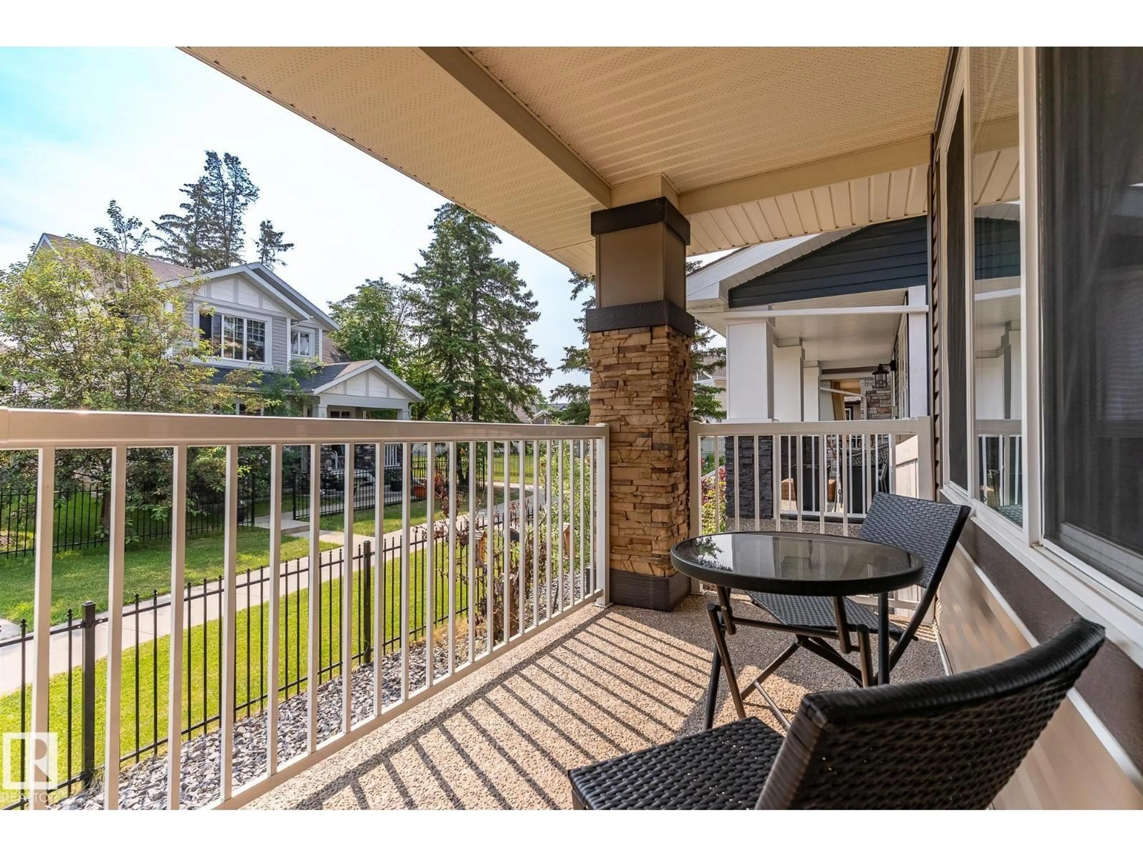 Patio, water/lake/river/ocean view for 756 DECOTEAU WY, Edmonton Alberta T5E6N1