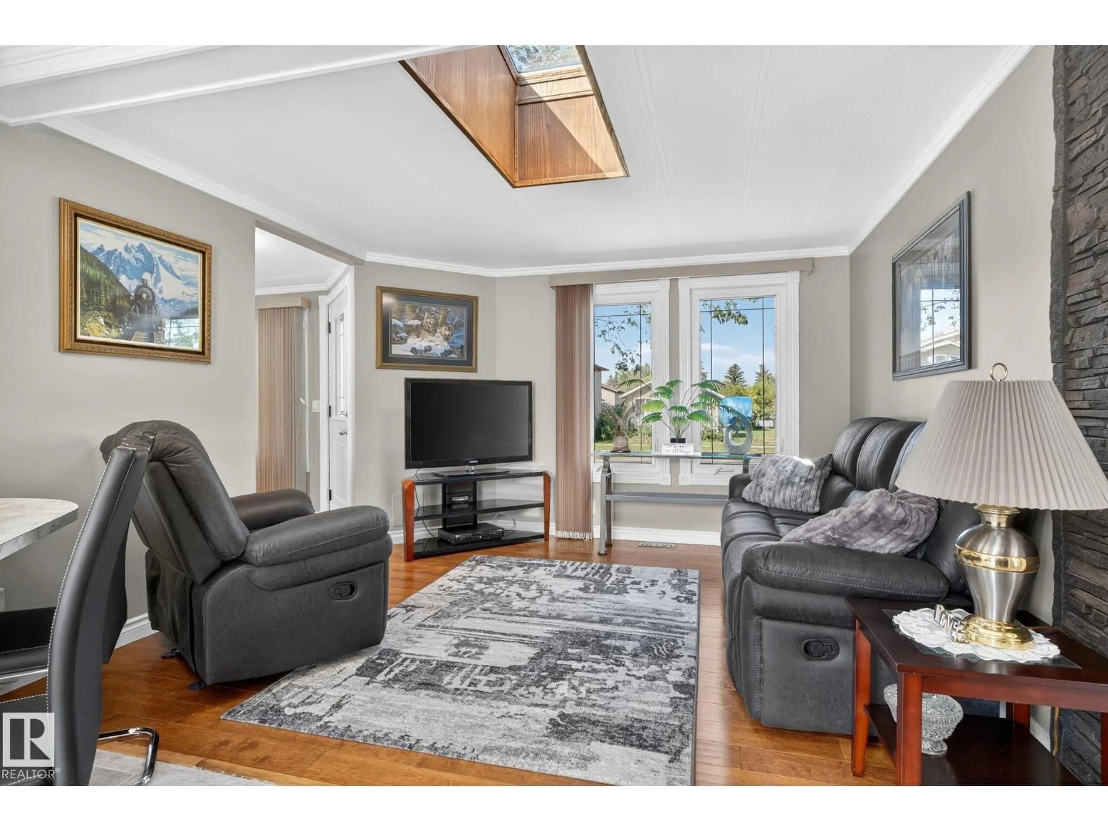 Living room with furniture, unknown for 4611 48 ST, Redwater Alberta T0A2W0