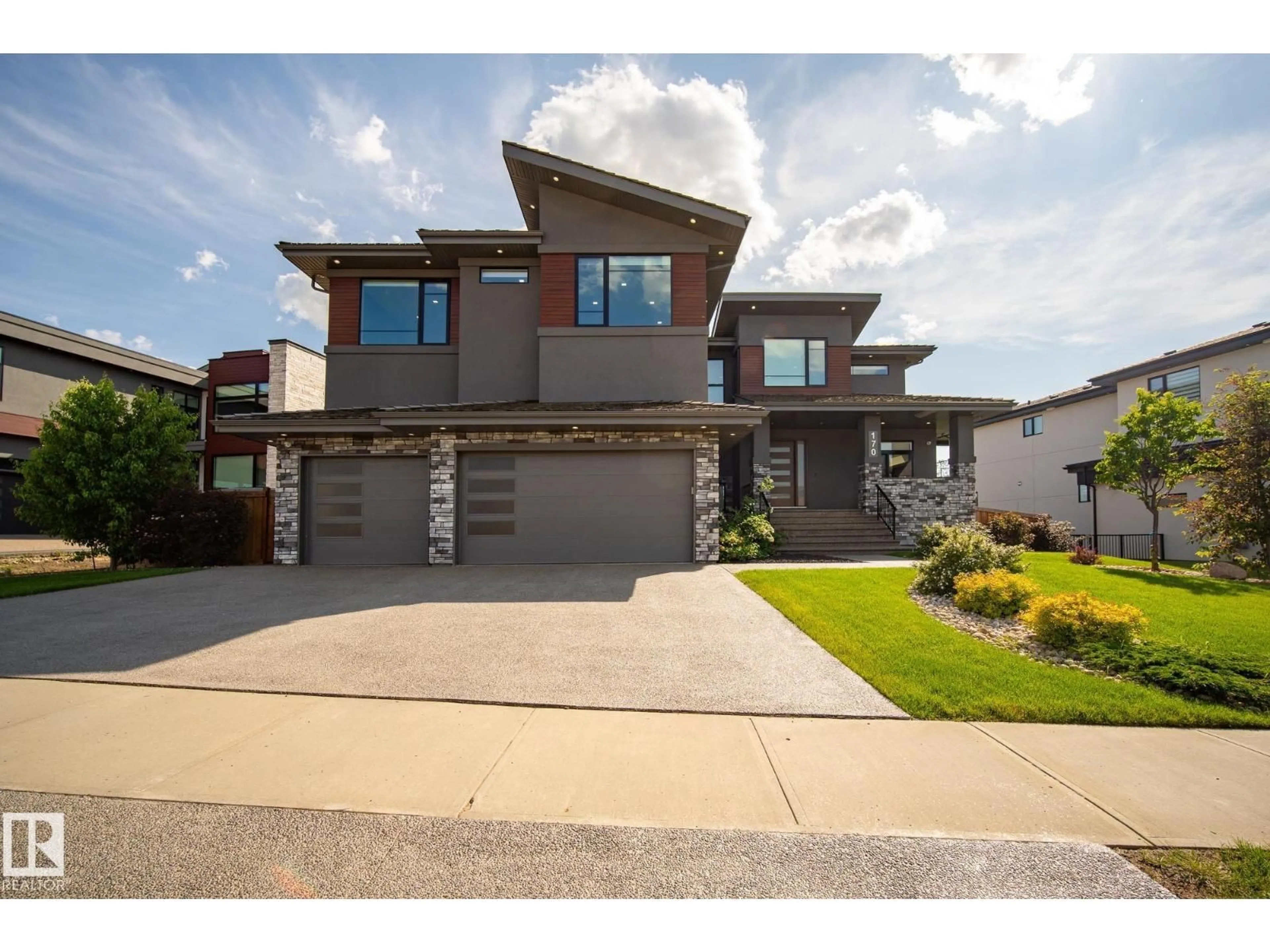 Home with brick exterior material, street for 52327 - 170 RGE ROAD 233, Rural Strathcona County Alberta T8B1C6