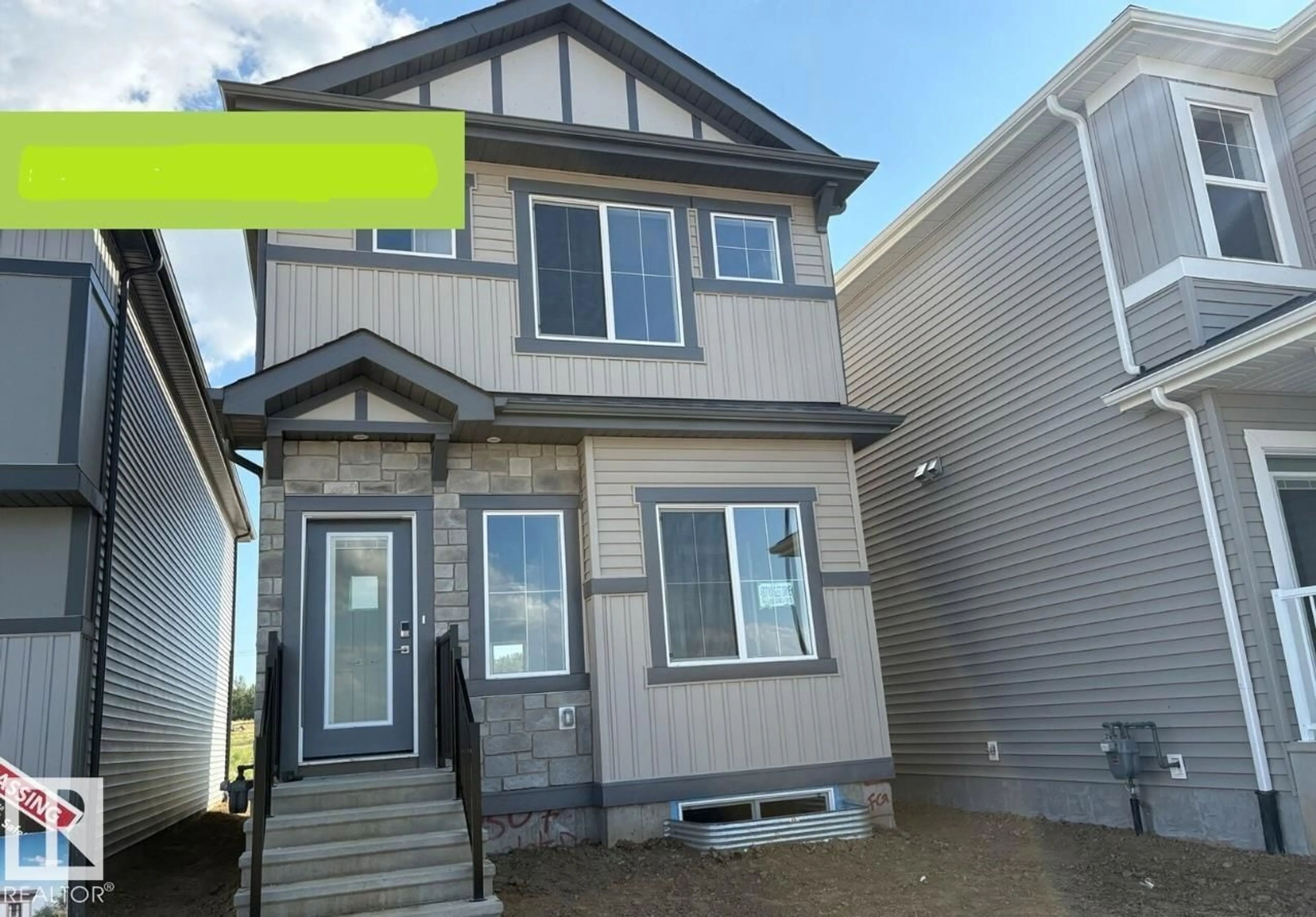Home with vinyl exterior material, street for 4307 KINGLET DR, Edmonton Alberta T5S0W6