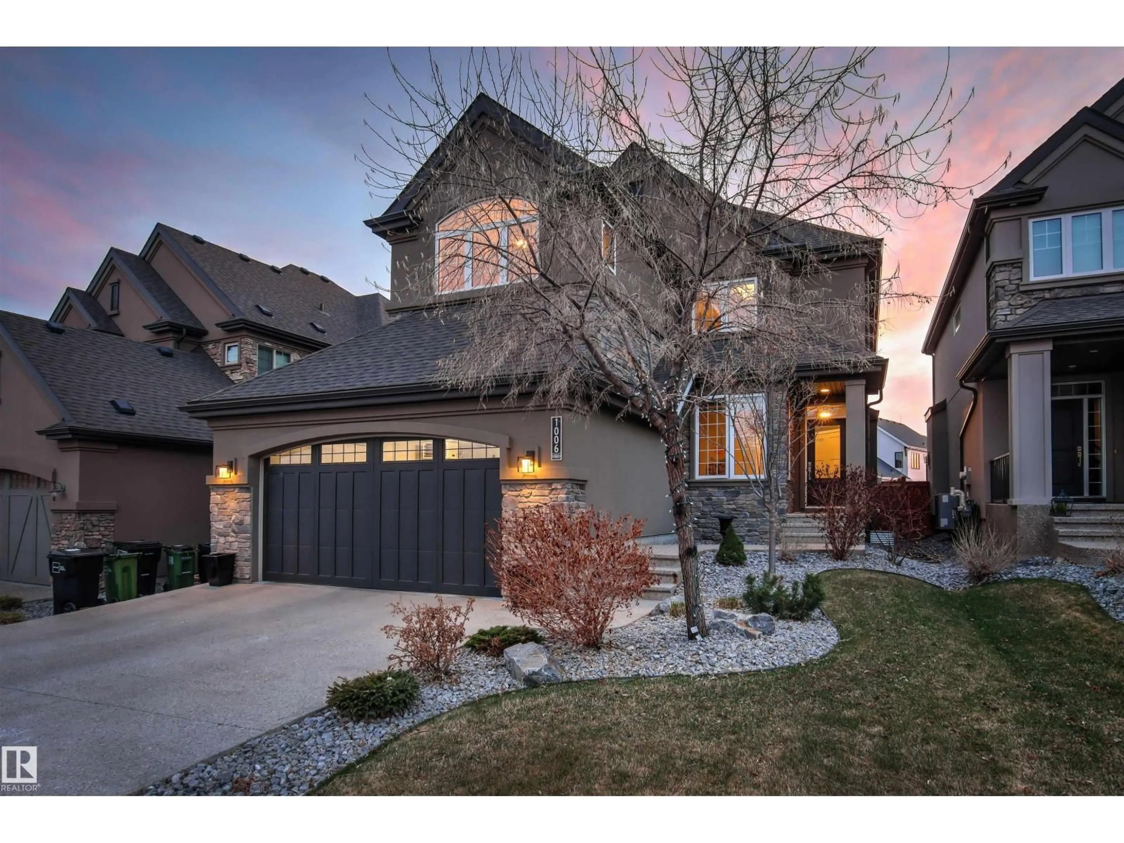 Home with brick exterior material, street for 1006 HUCKELL PL, Edmonton Alberta T6W3B7