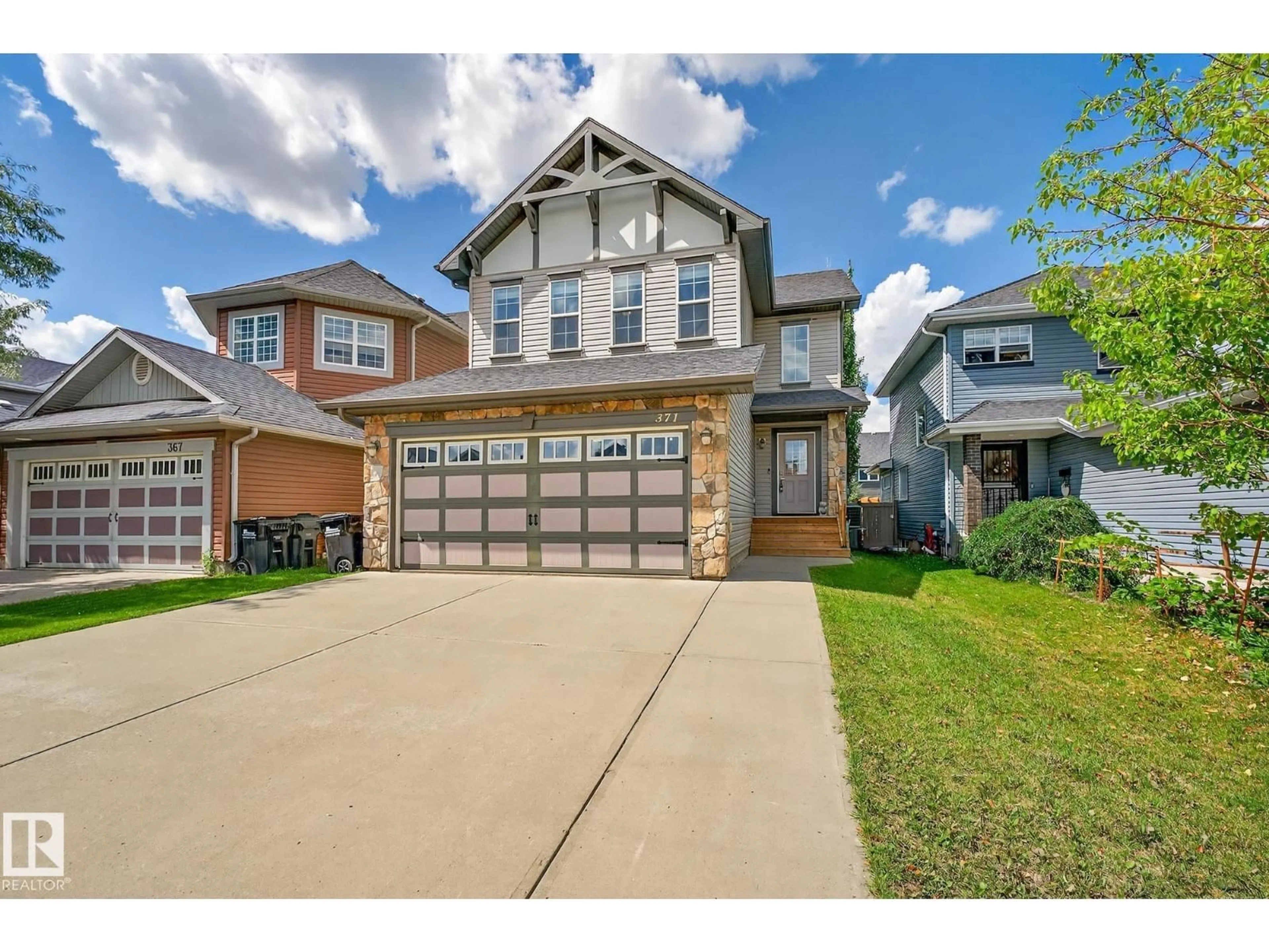 Home with brick exterior material, street for 371 ASCOTT CR, Sherwood Park Alberta T8H0A6