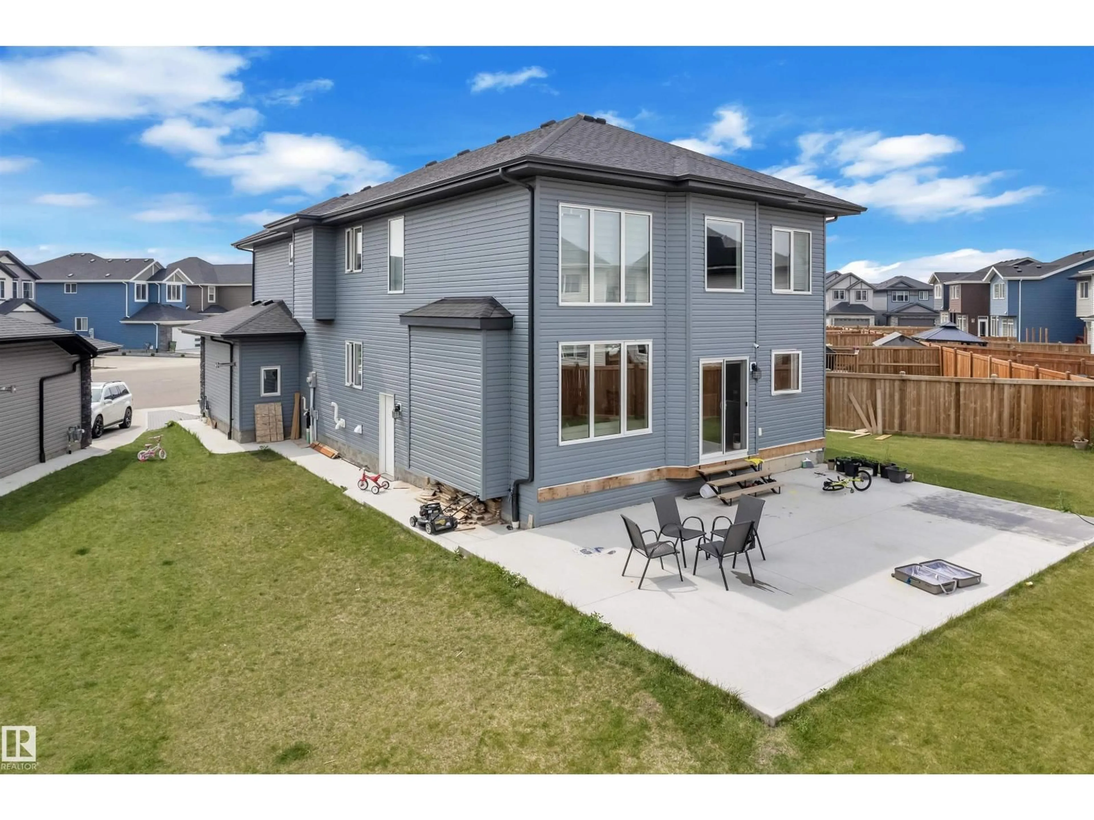 A pic from outside/outdoor area/front of a property/back of a property/a pic from drone, street for SW - 5208 23A AVE, Edmonton Alberta T6X2X3