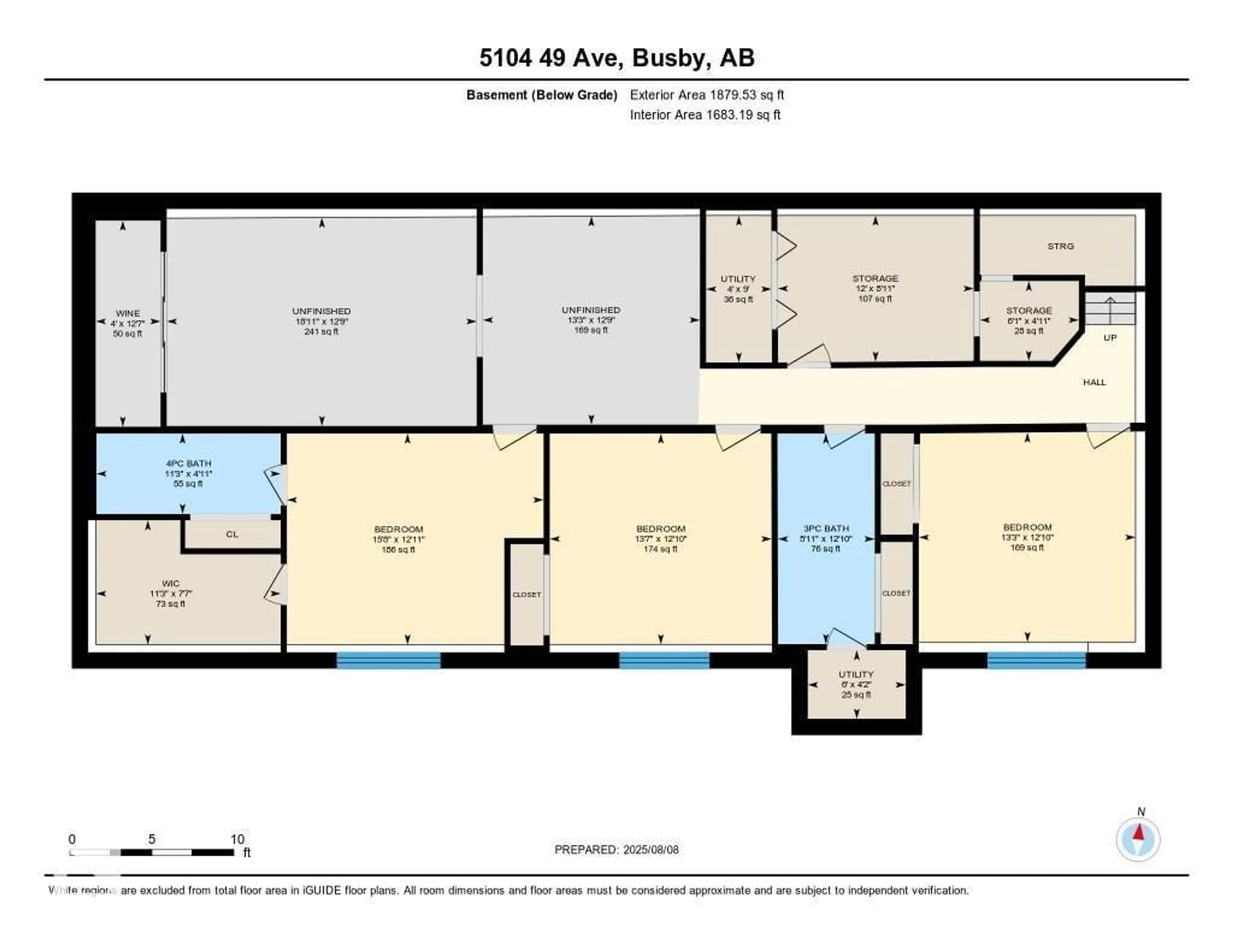 Floor plan for 5104 49 AV, Busby Alberta T0G0H0