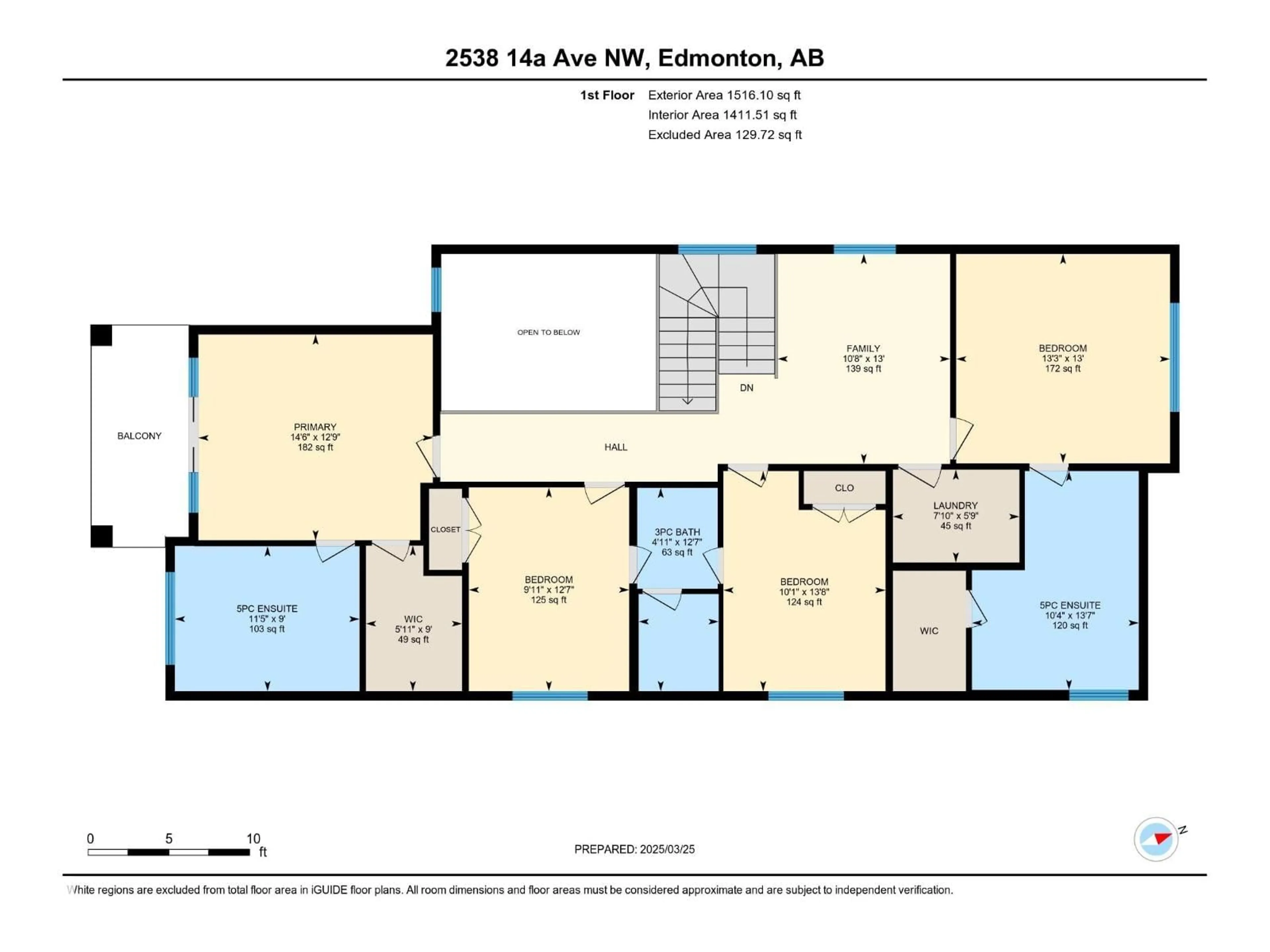 Floor plan for 2538 14A NW, Edmonton Alberta T6T2T6
