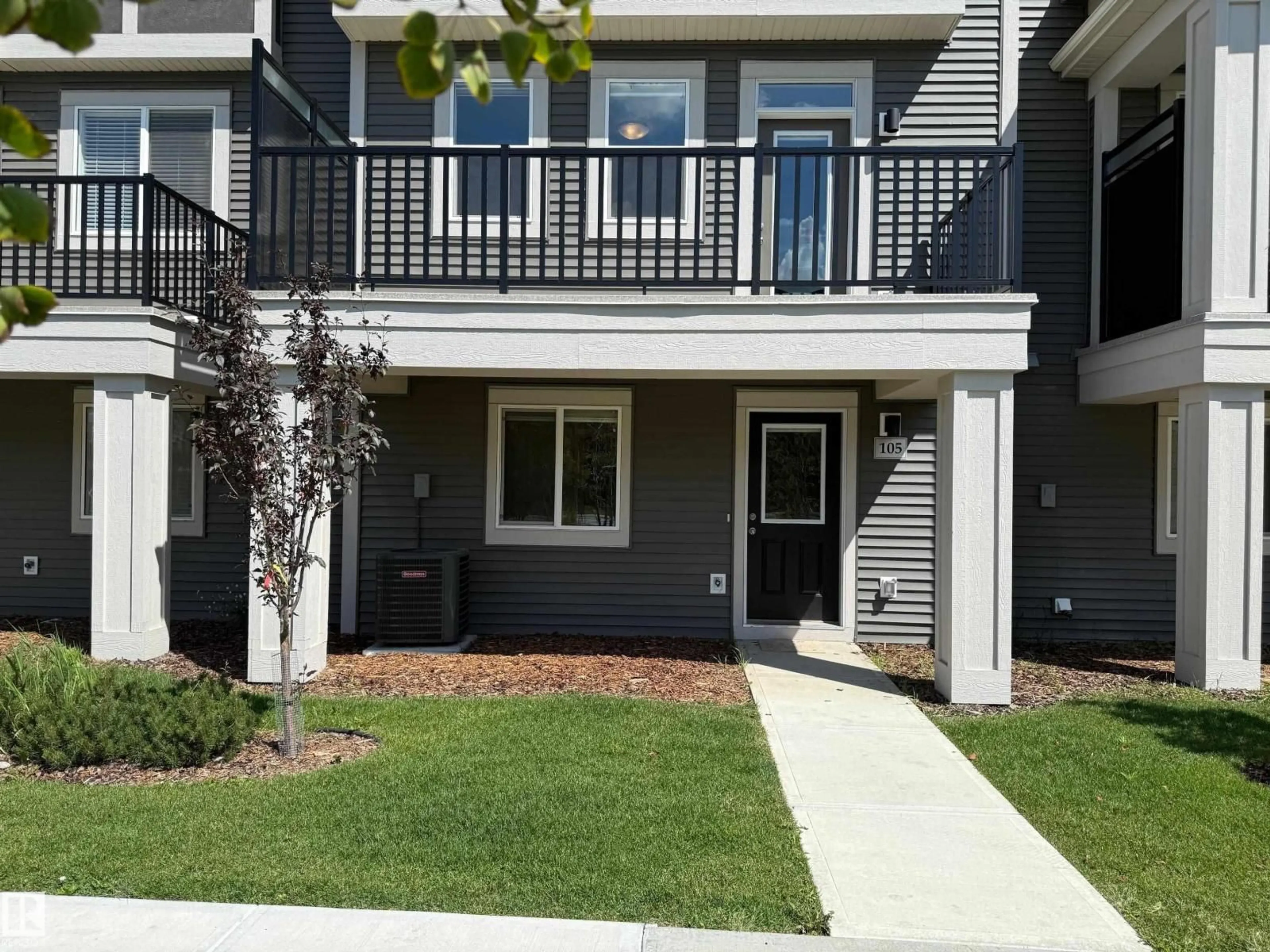 Home with vinyl exterior material, street for #105 - 2072 WONNACOTT WY, Edmonton Alberta T6X2V7