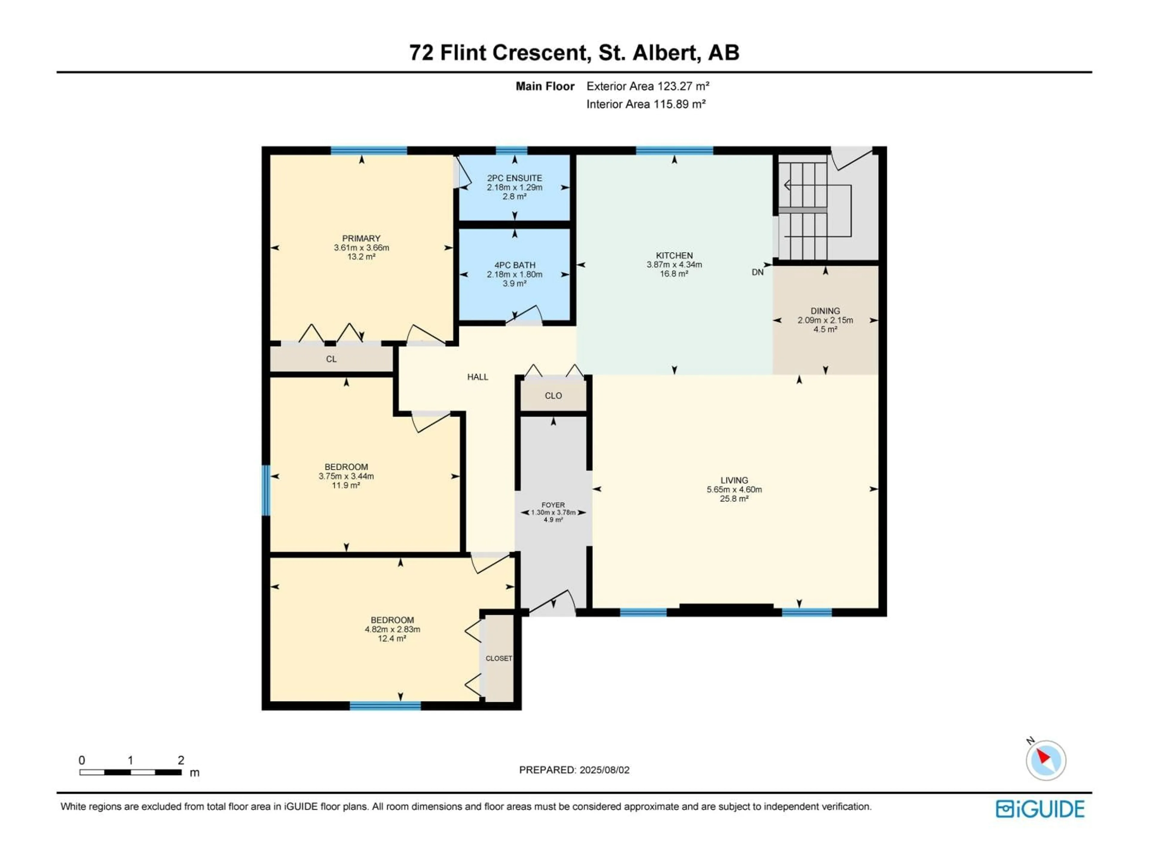 Floor plan for 72 FLINT CR, St. Albert Alberta T8N1Y8
