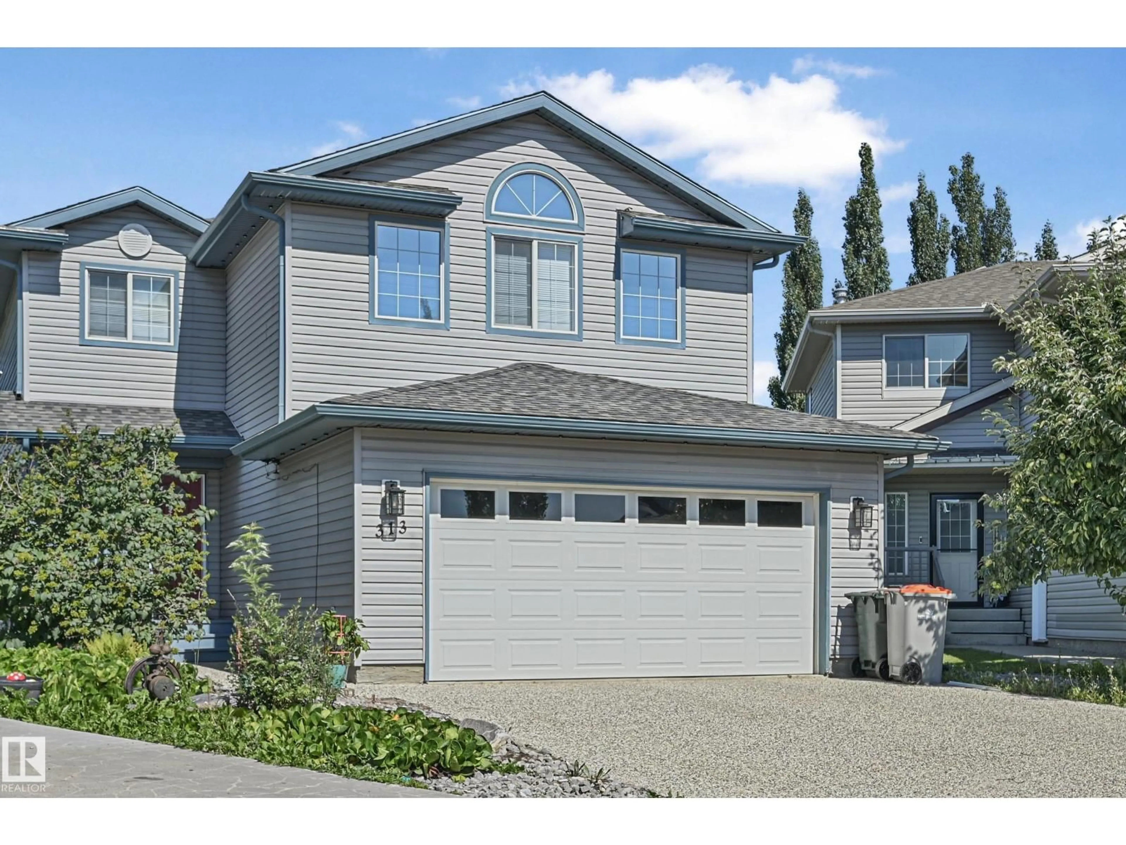 Home with vinyl exterior material, street for 313 WESTERRA BV, Stony Plain Alberta T7Z2W8