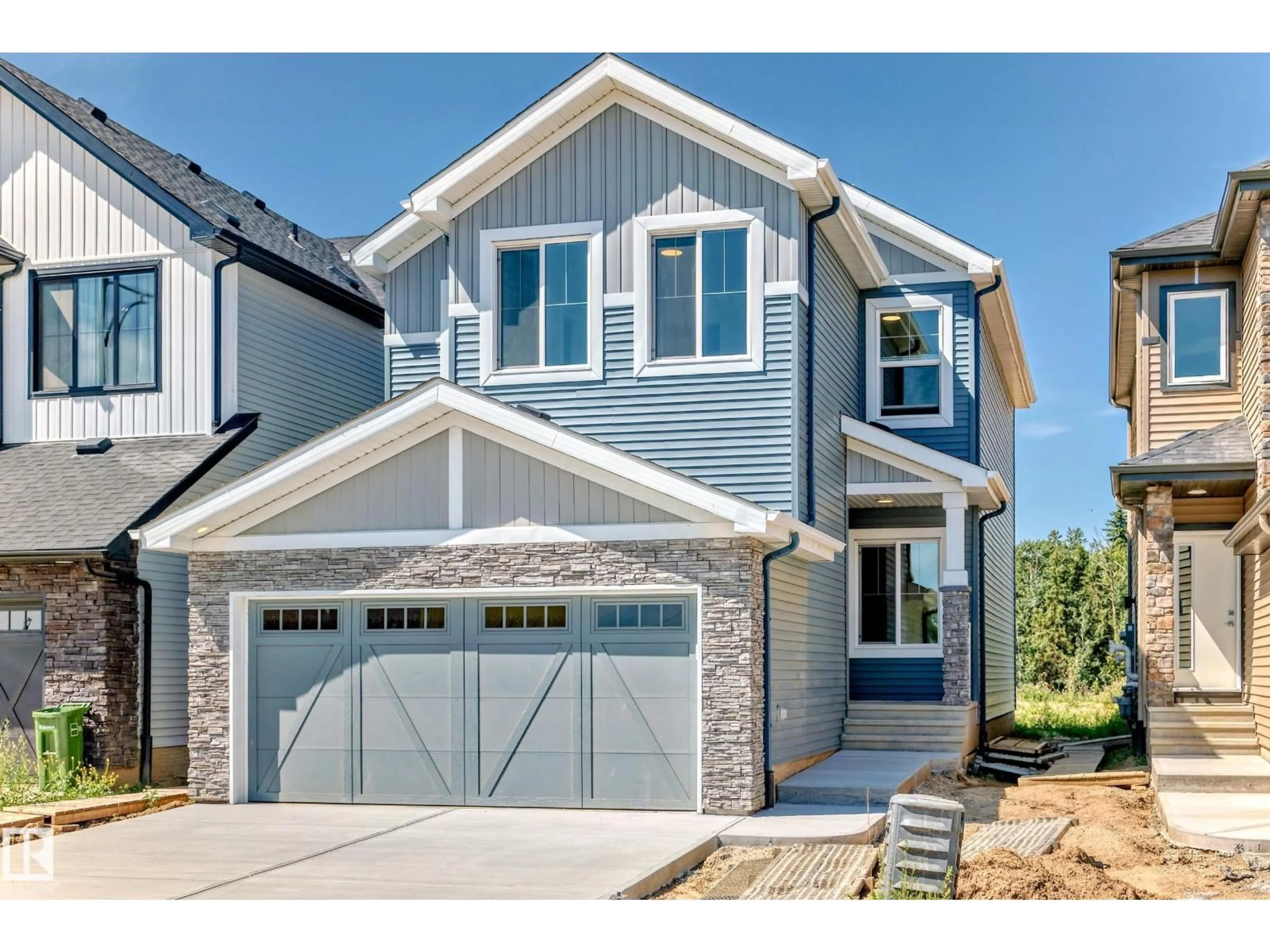 Home with brick exterior material, street for 631 KINGLET BV, Edmonton Alberta T5S0S8