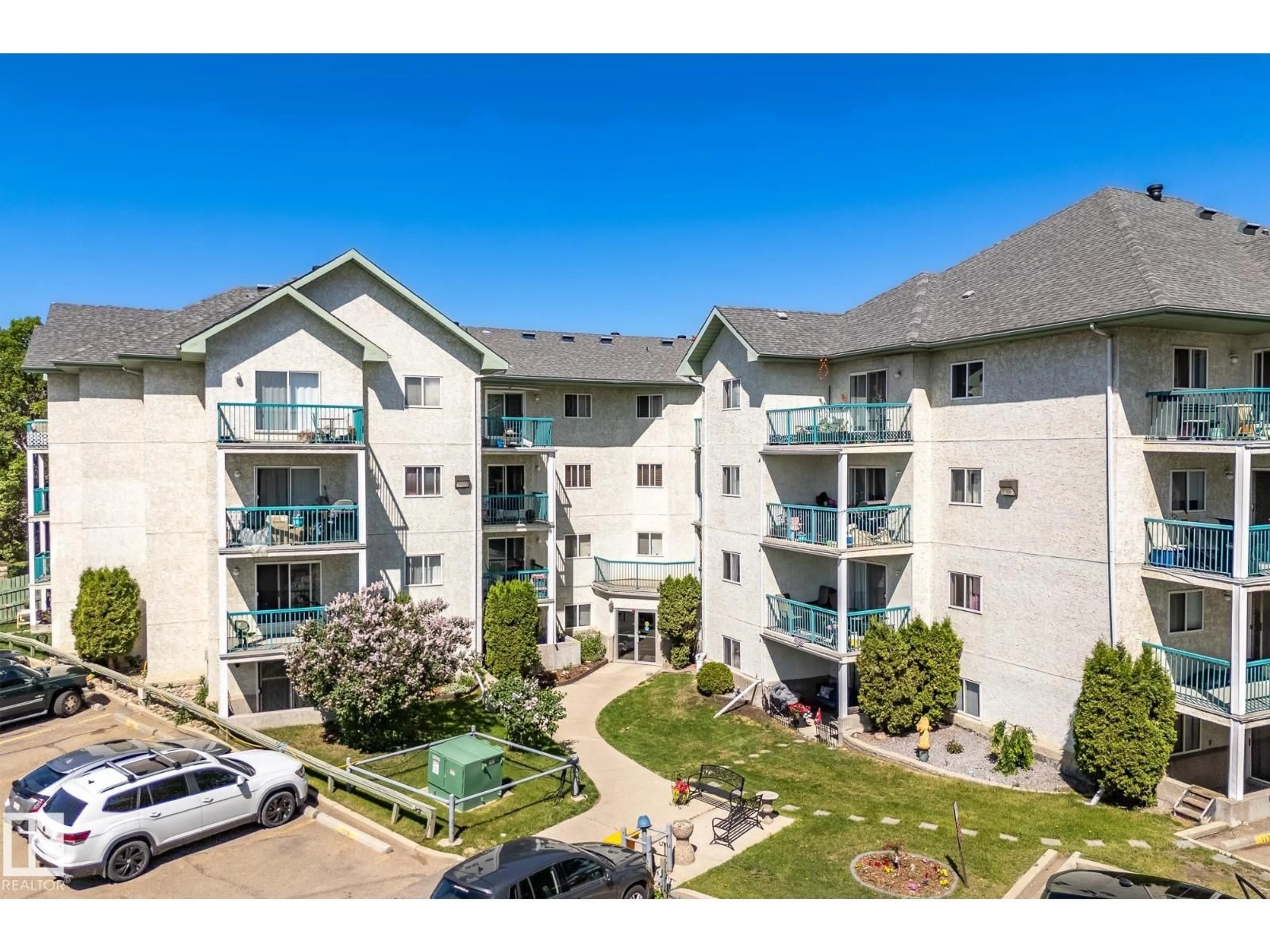 A pic from outside/outdoor area/front of a property/back of a property/a pic from drone, unknown for #306 - 9619 174 ST, Edmonton Alberta T5T6C6
