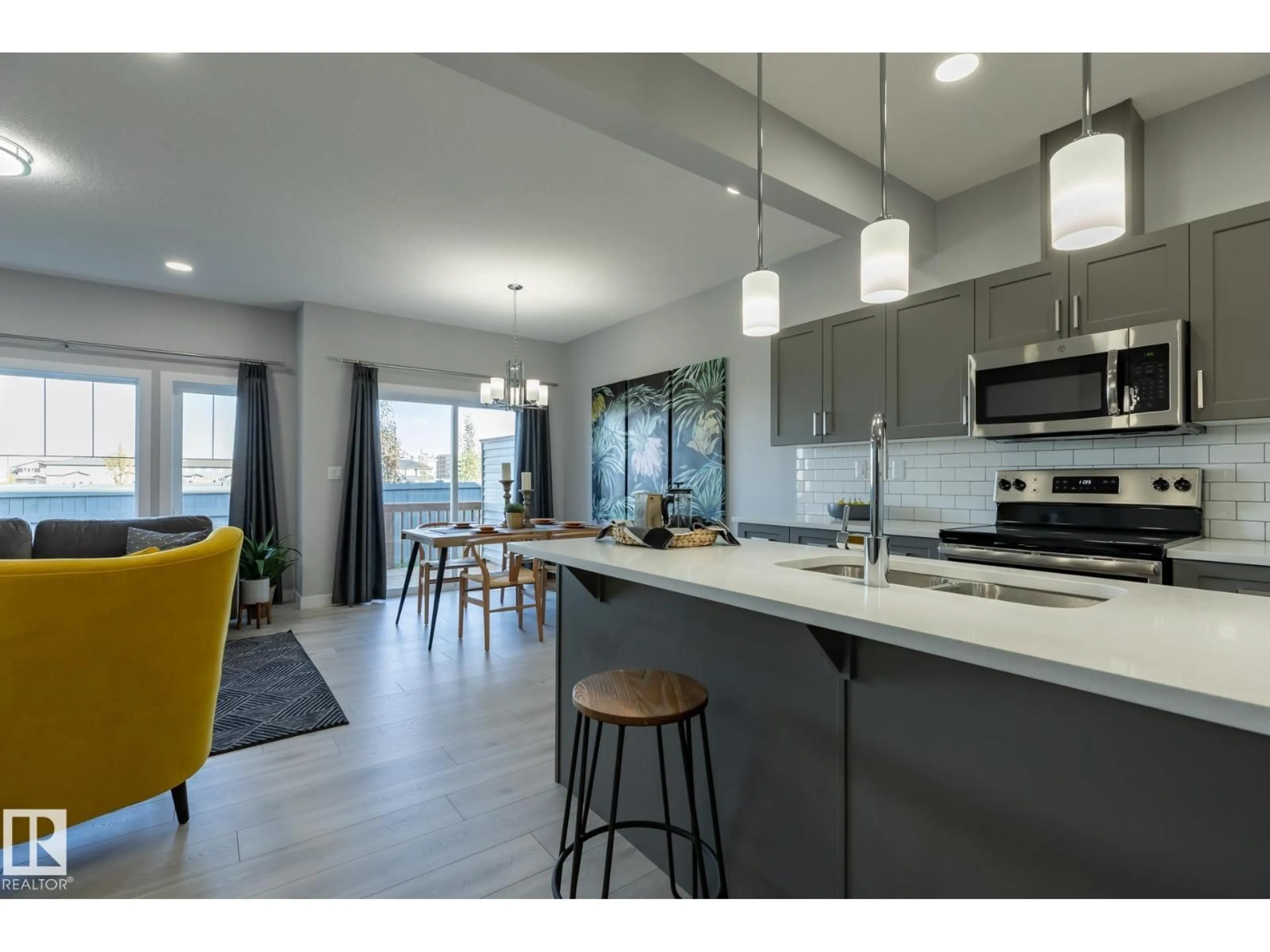 Open concept kitchen, unknown for 10718 99 ST, Morinville Alberta T8R2R8