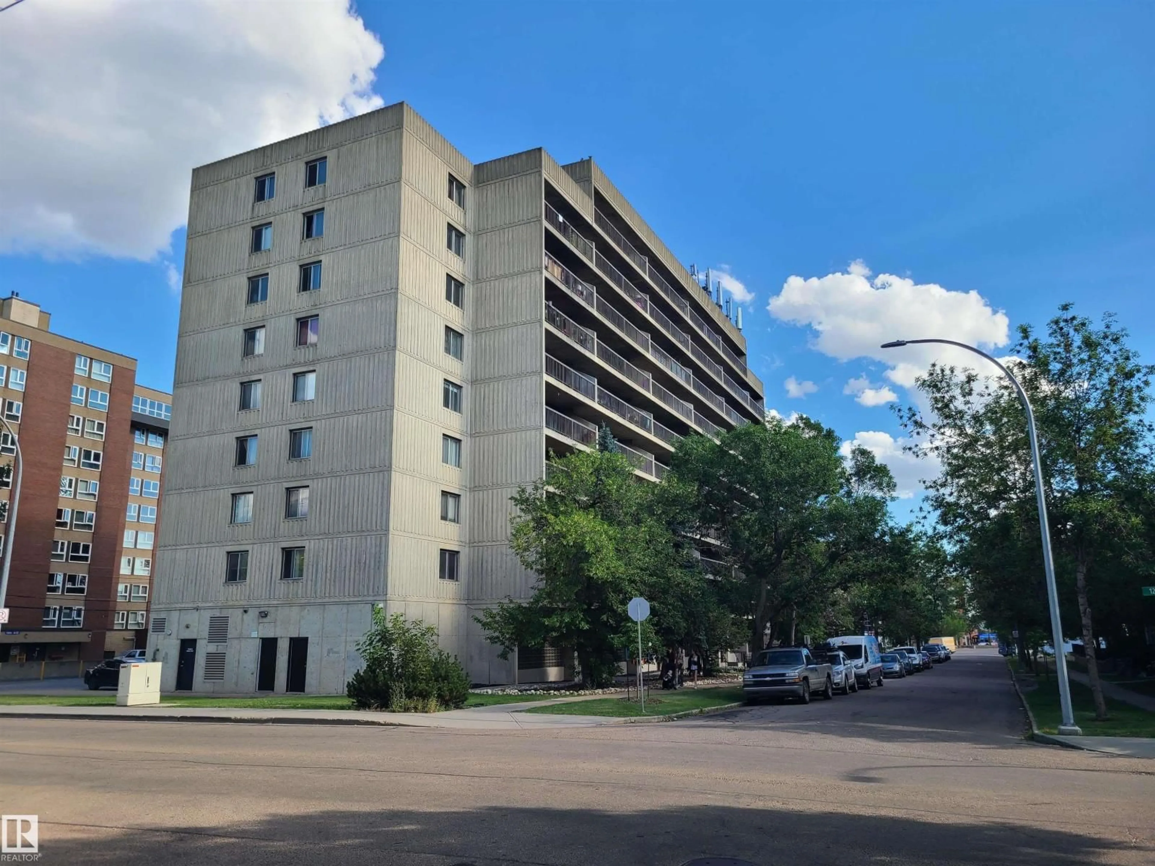 A pic from outside/outdoor area/front of a property/back of a property/a pic from drone, building for #209 - 12841 65 ST, Edmonton Alberta T5A4N4