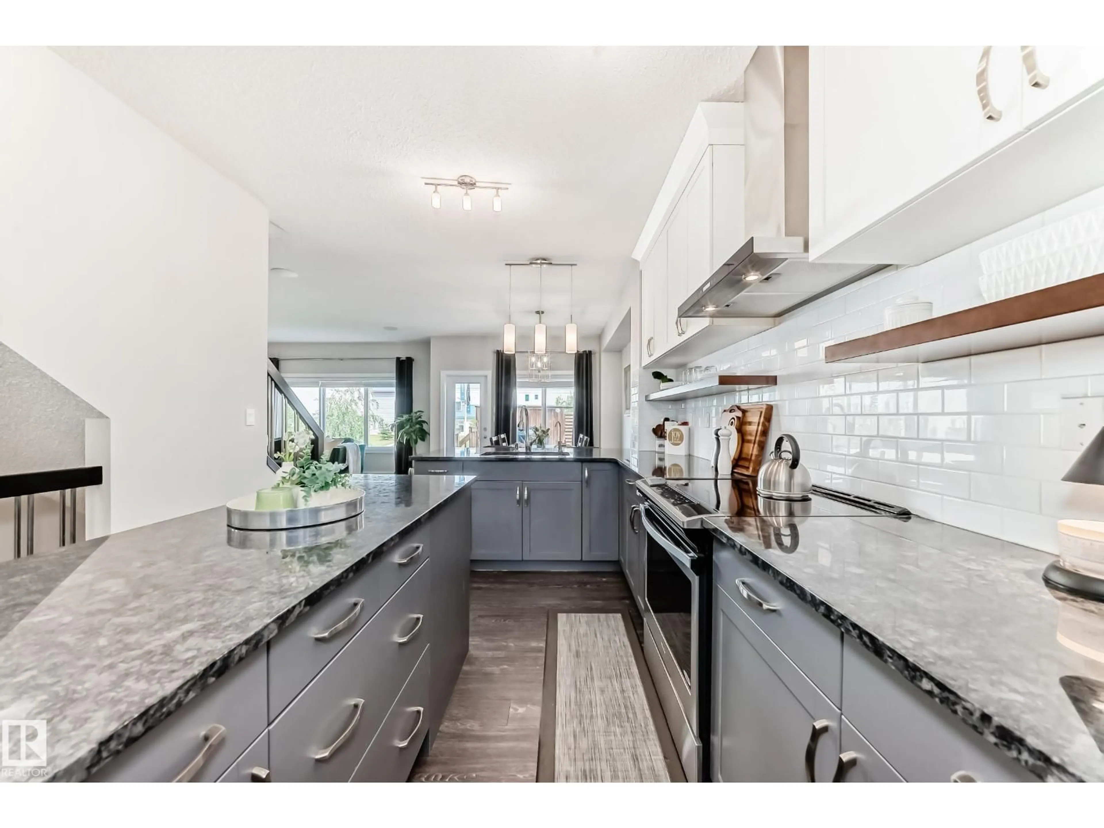 Open concept kitchen, ceramic/tile floor for 6406 49 AV, Beaumont Alberta T4X0W5