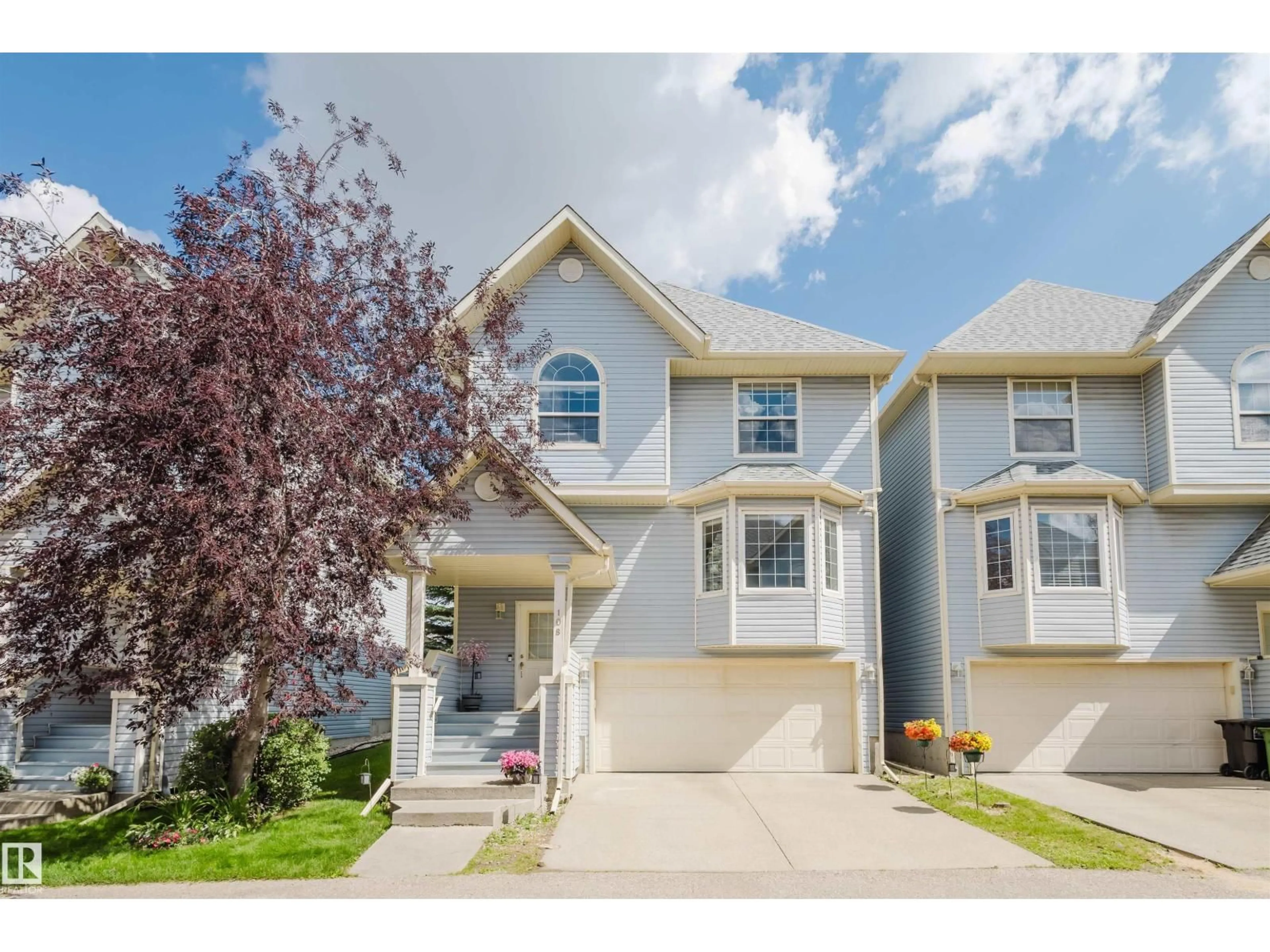 Home with vinyl exterior material, street for #108 - 1670 JAMHA RD, Edmonton Alberta T6L7B3