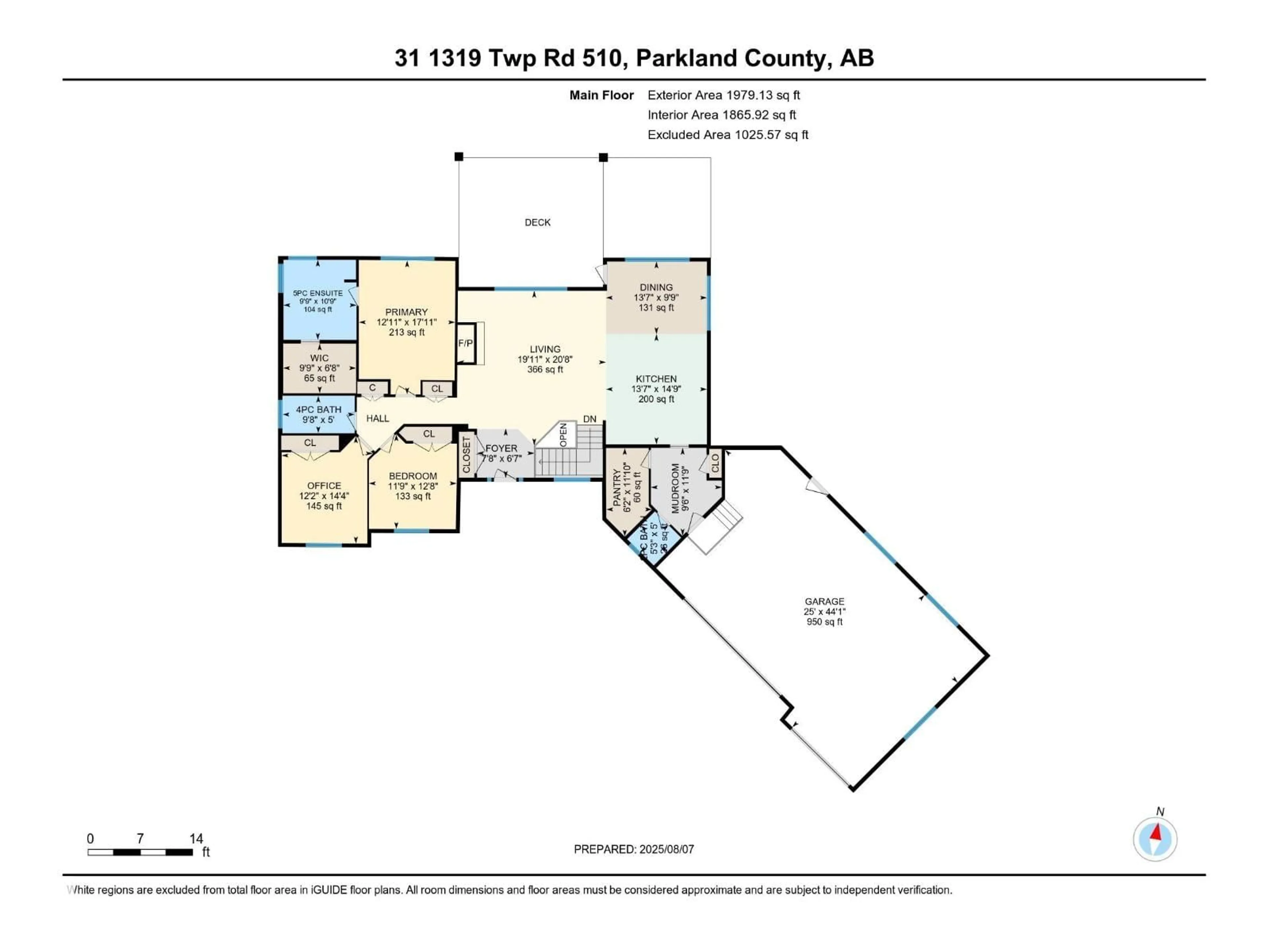Floor plan for 31 - 1319 TWP ROAD 510, Rural Parkland County Alberta T7Y2N2