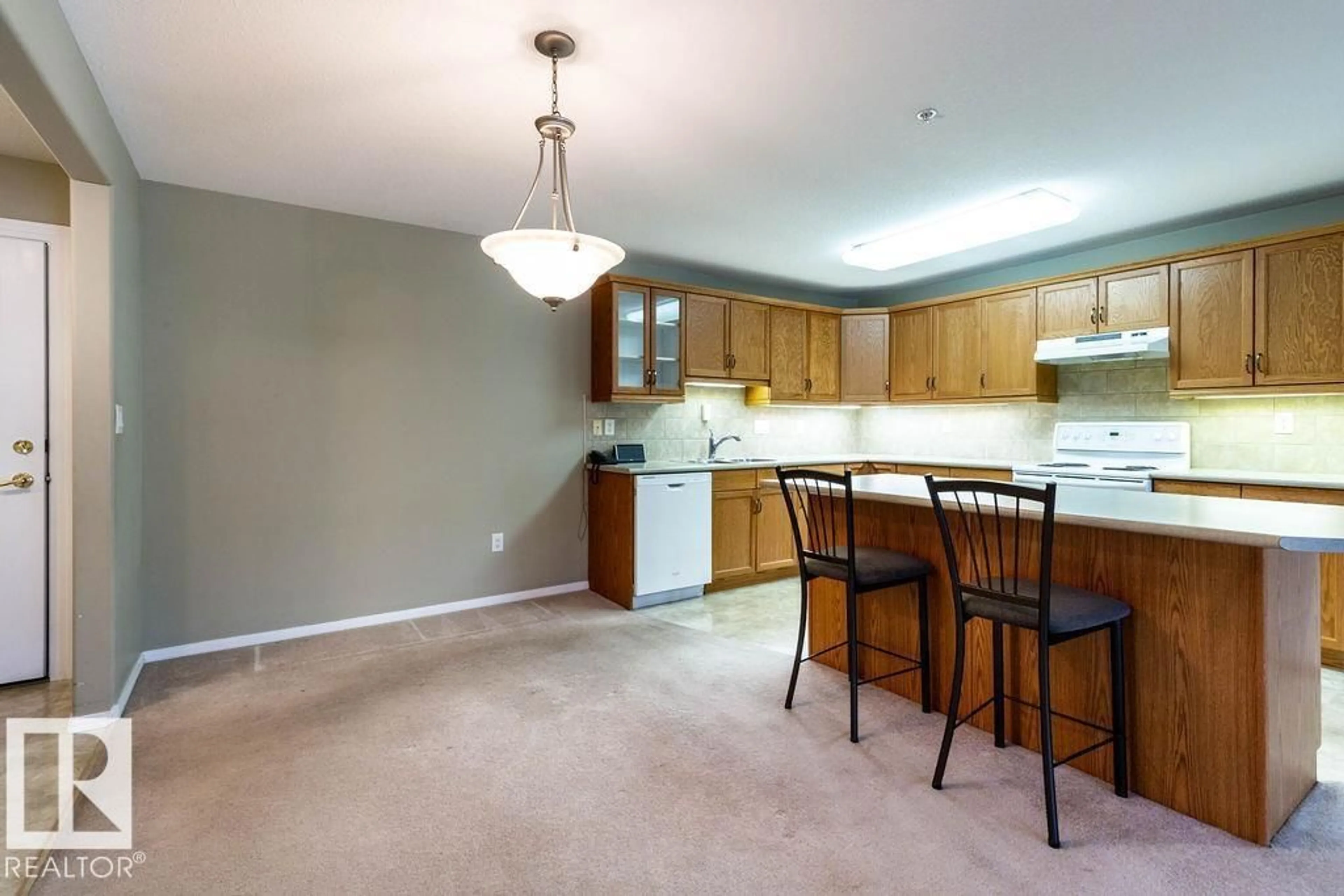 Open concept kitchen, unknown for 210 - 8942 156 ST, Edmonton Alberta T5R5Z5