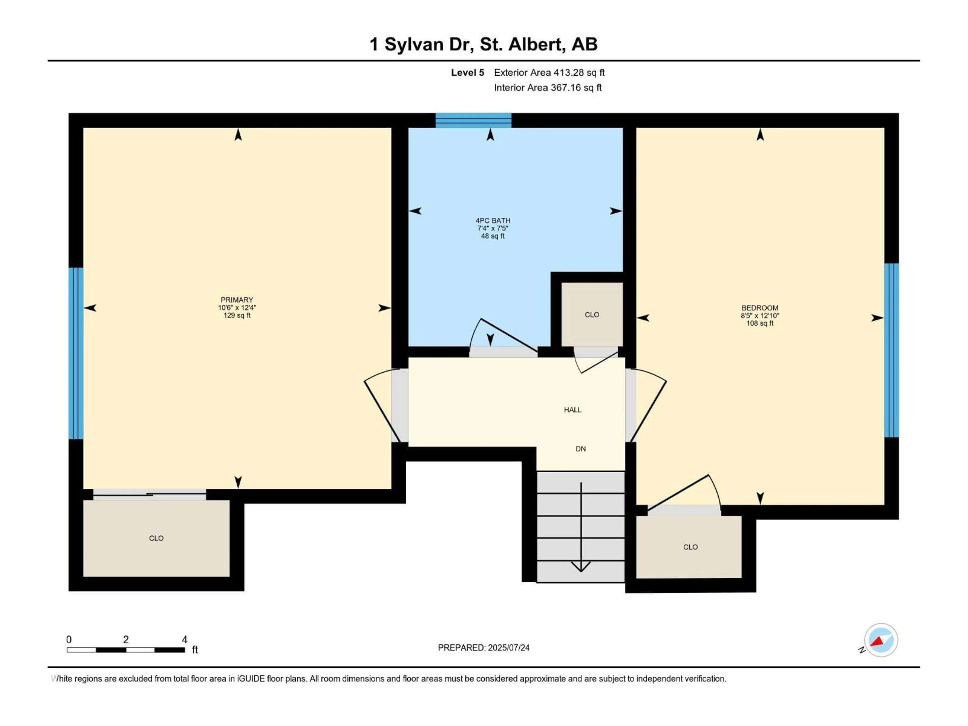 Floor plan for 1 SYLVAN DR, St. Albert Alberta T8N0G7