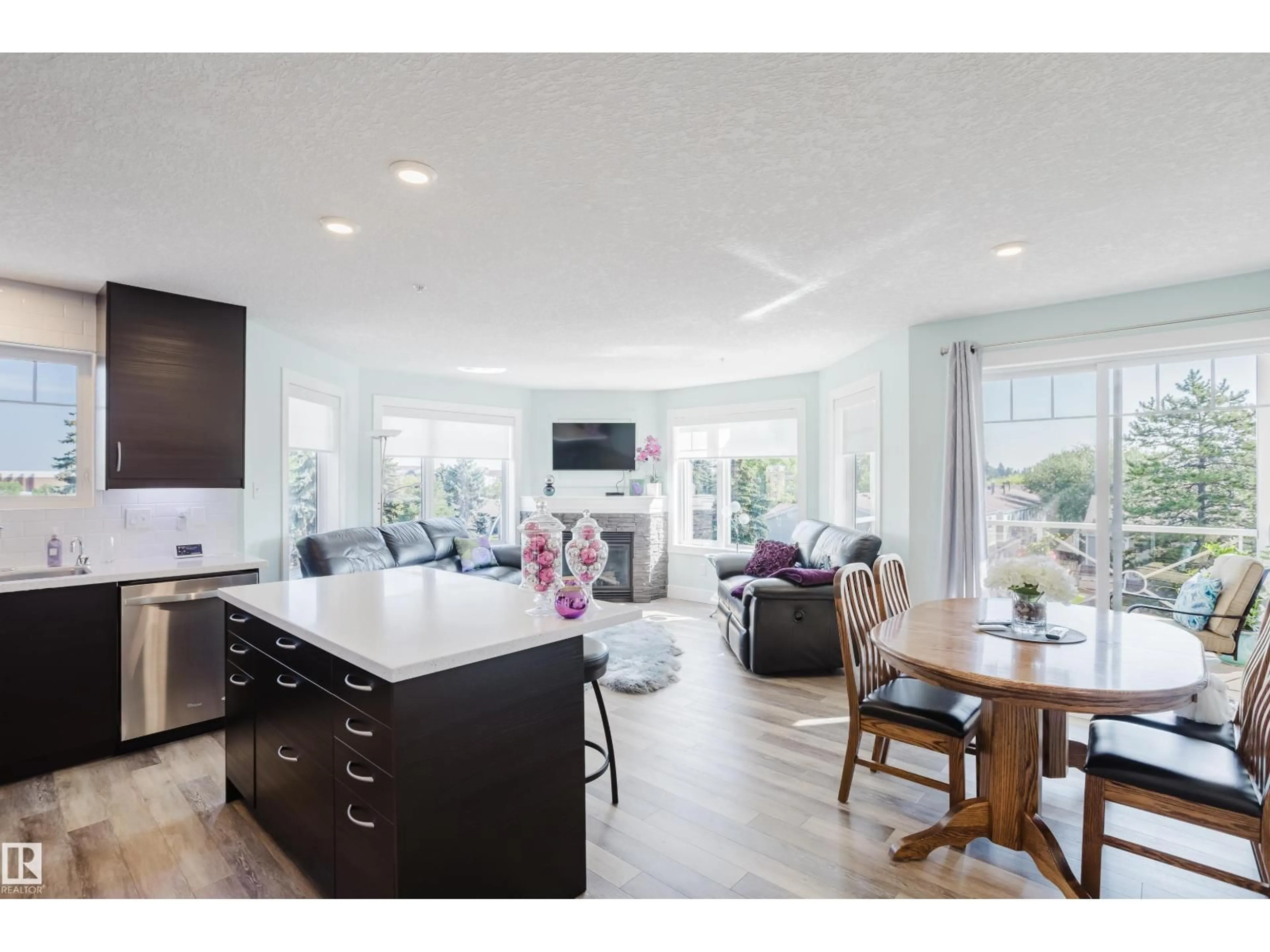 Open concept kitchen, unknown for #318 - 2420 108 ST, Edmonton Alberta T6J7J3