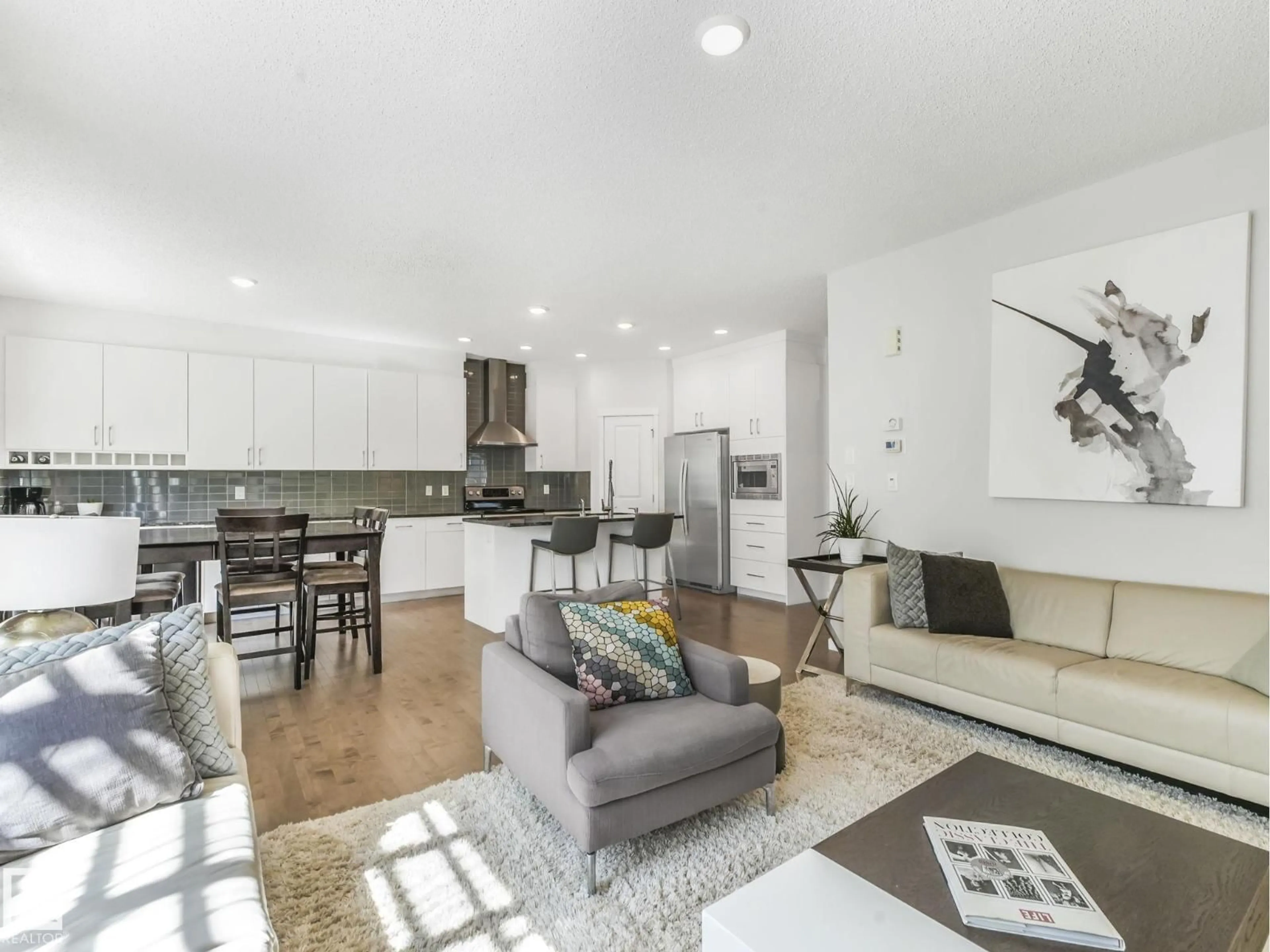 Open concept kitchen, unknown for NW - 6107 175 AV, Edmonton Alberta T5Y3P2