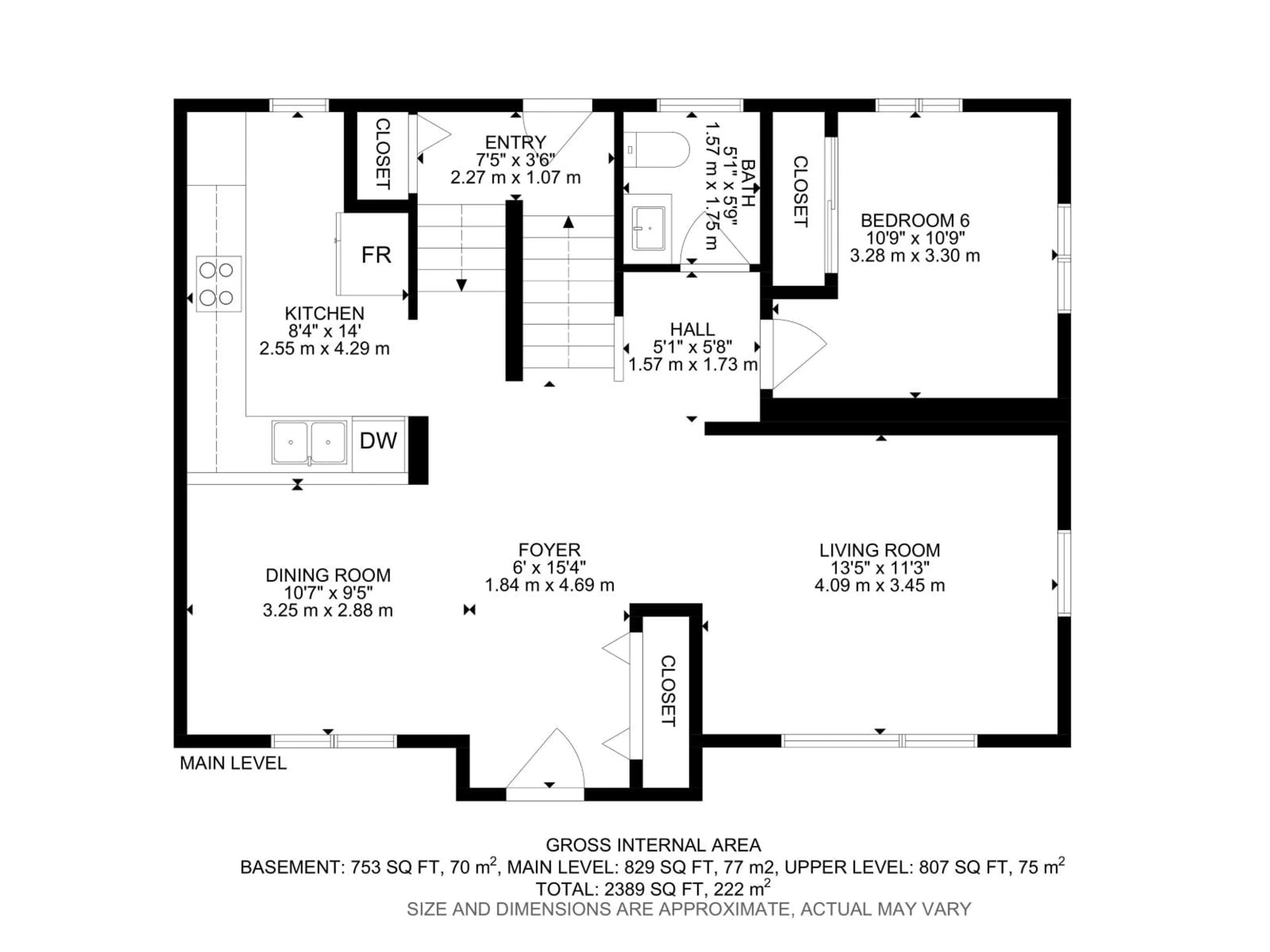 Floor plan for NW - 7704 77 AV, Edmonton Alberta T6C0K7