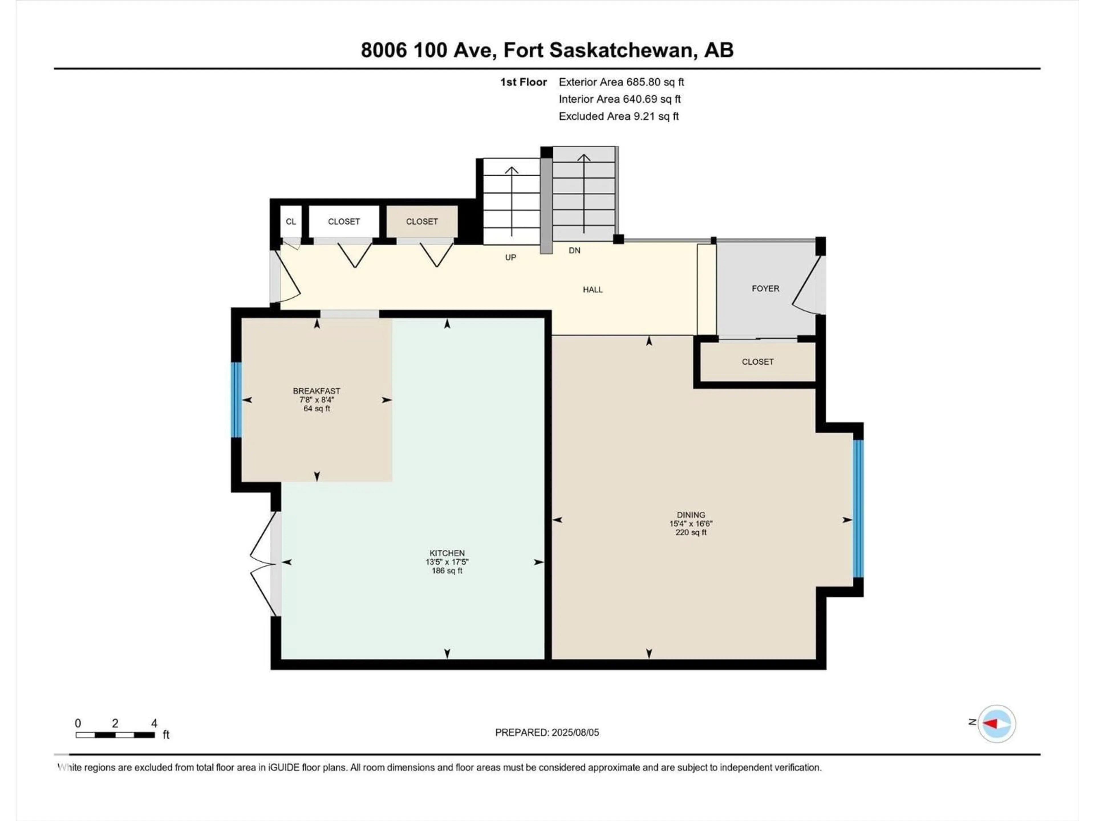 Floor plan for 8006 100 AV, Fort Saskatchewan Alberta T8L3K3