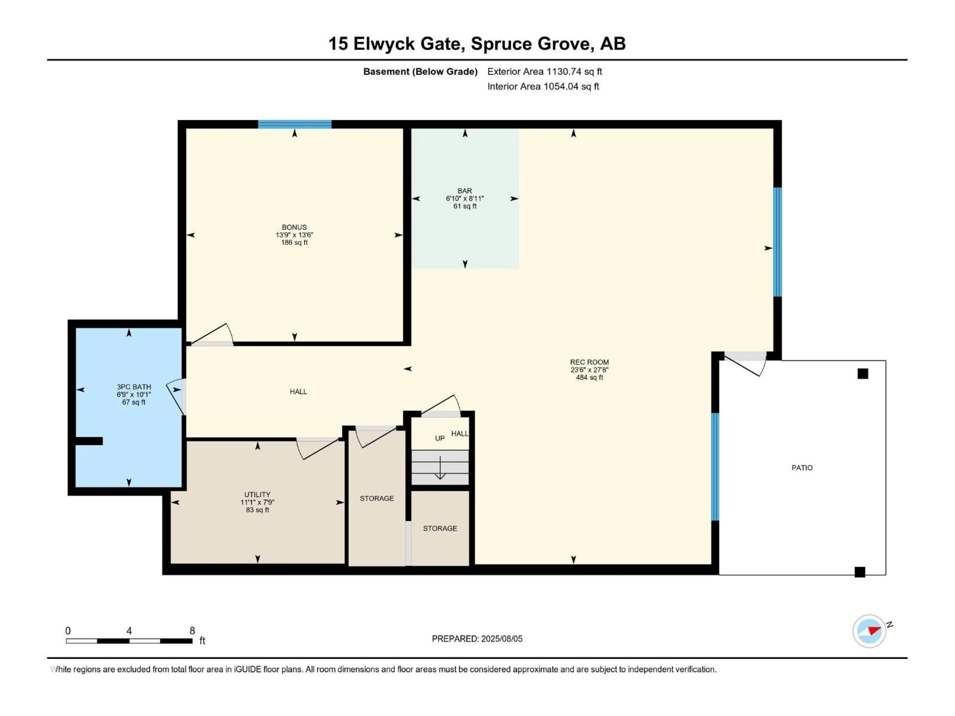 Floor plan for 15 ELWYCK GA, Spruce Grove Alberta T7X0Z2