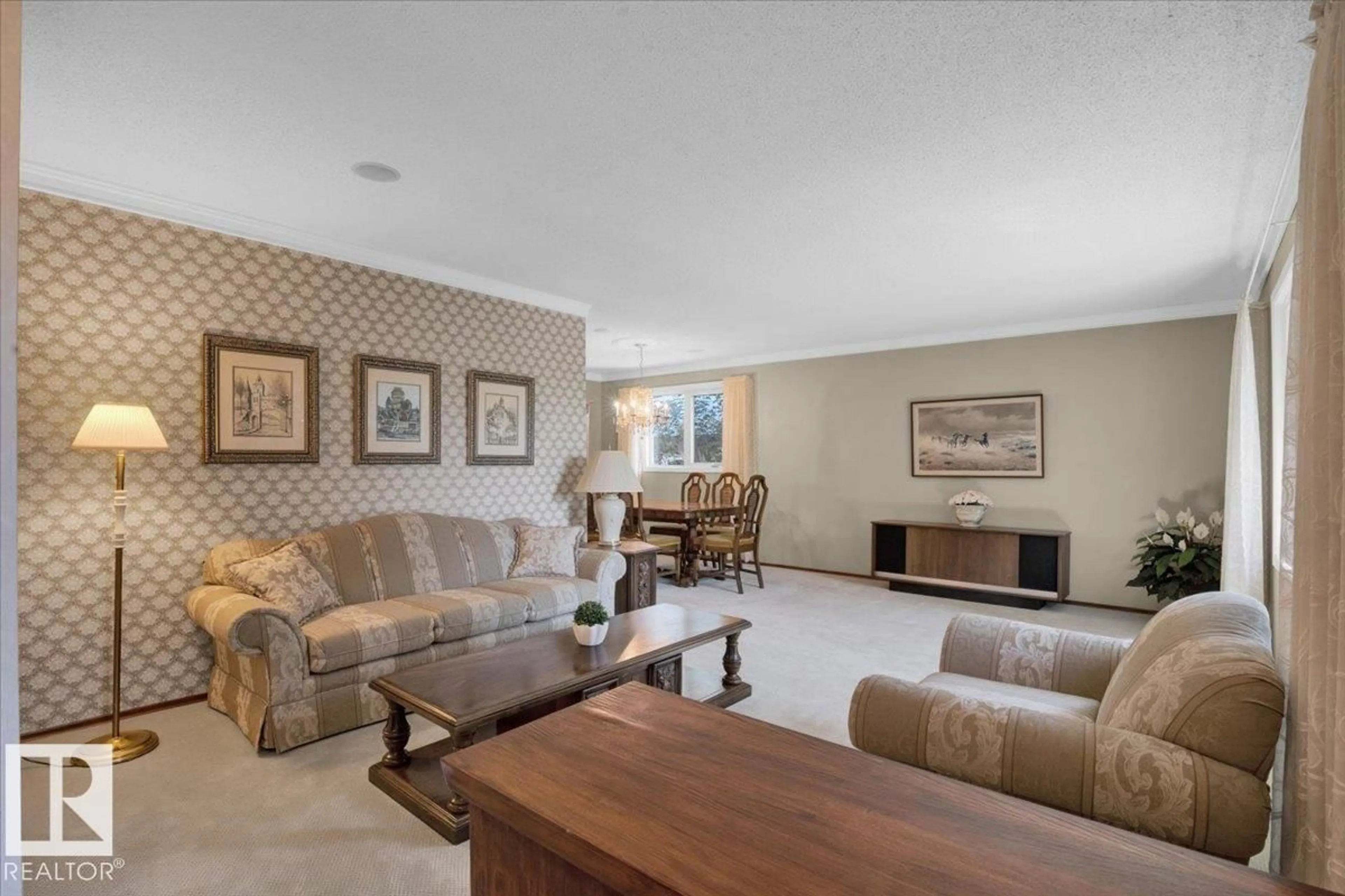 Living room with furniture, unknown for 10912 40A AV, Edmonton Alberta T6J0S9