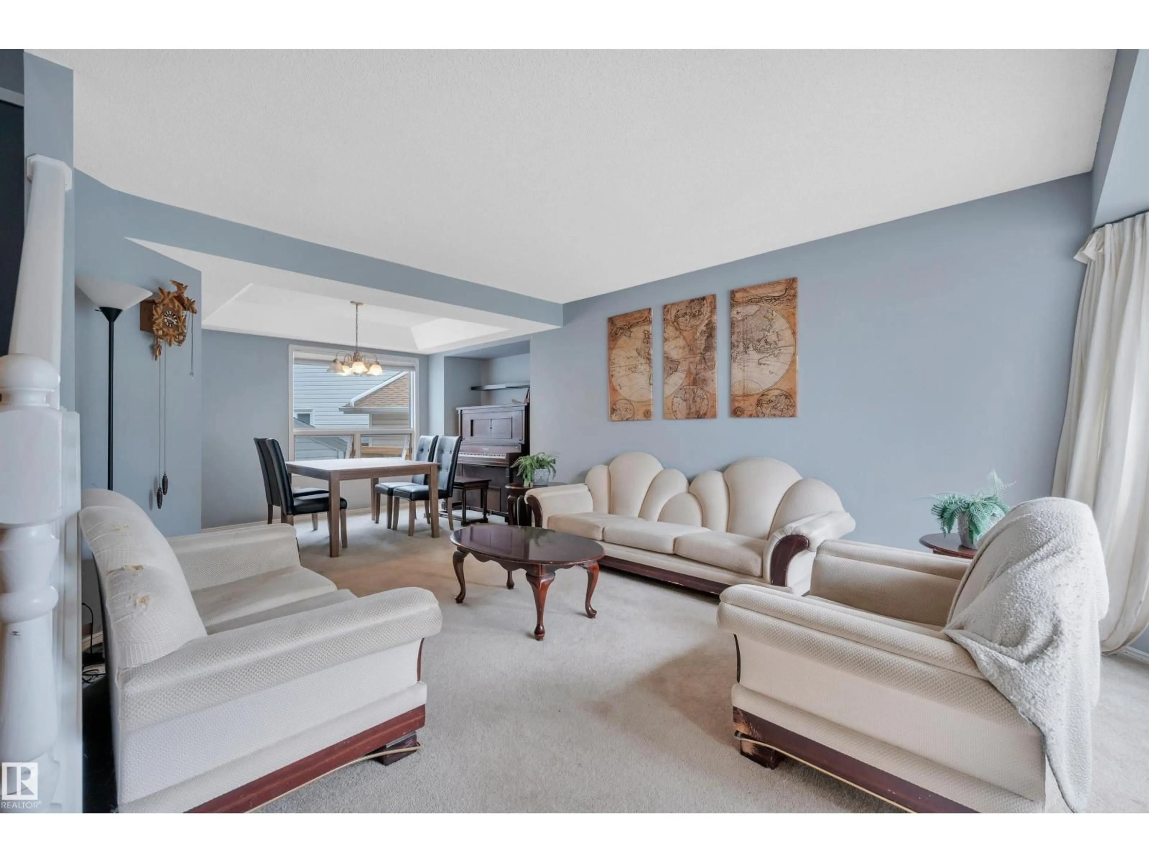 Living room with furniture, unknown for 7 CANYON DR, Sherwood Park Alberta T8H1N2