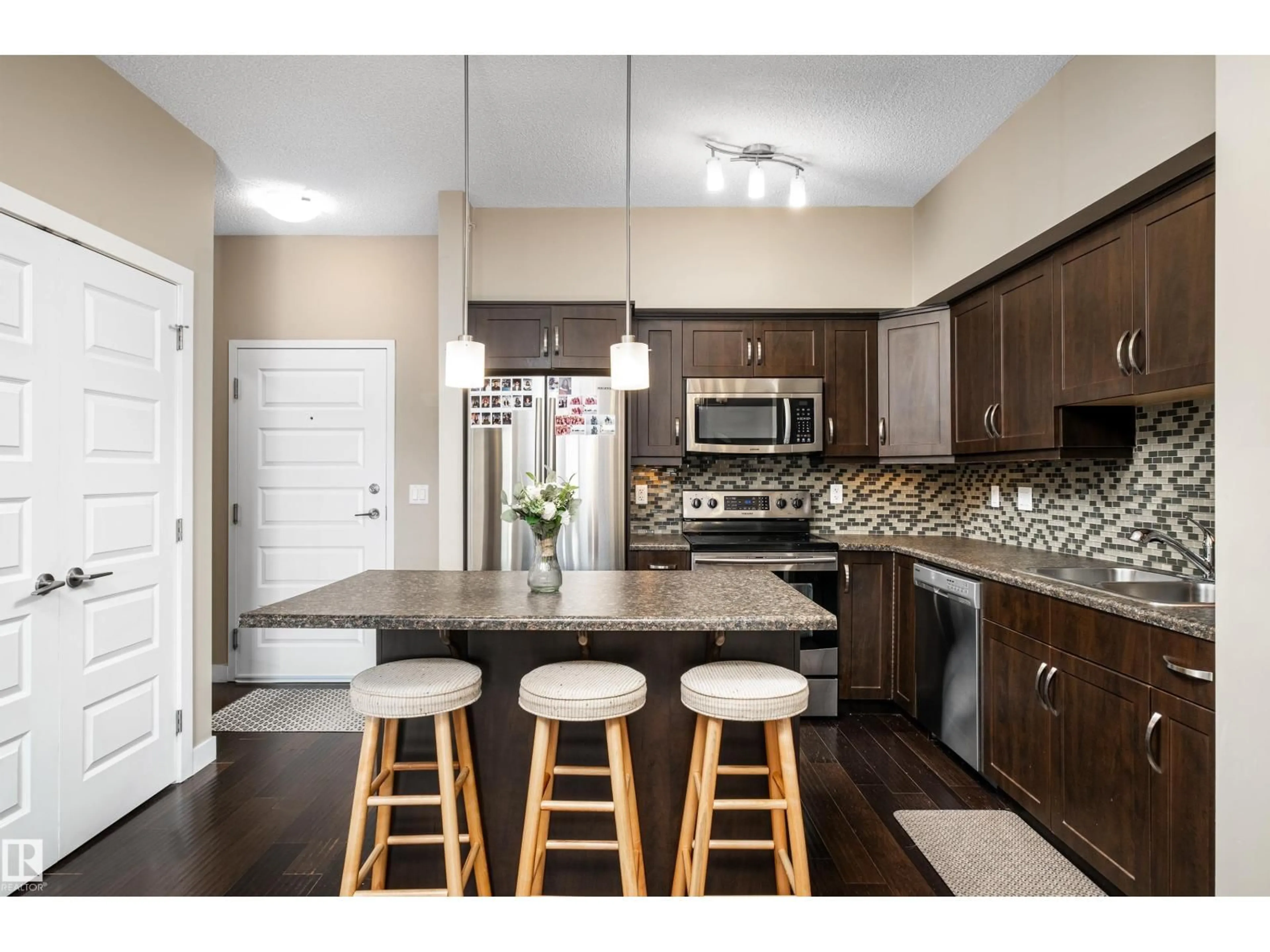 Open concept kitchen, unknown for 417 - 8730 82 AV, Edmonton Alberta T6C0Z1