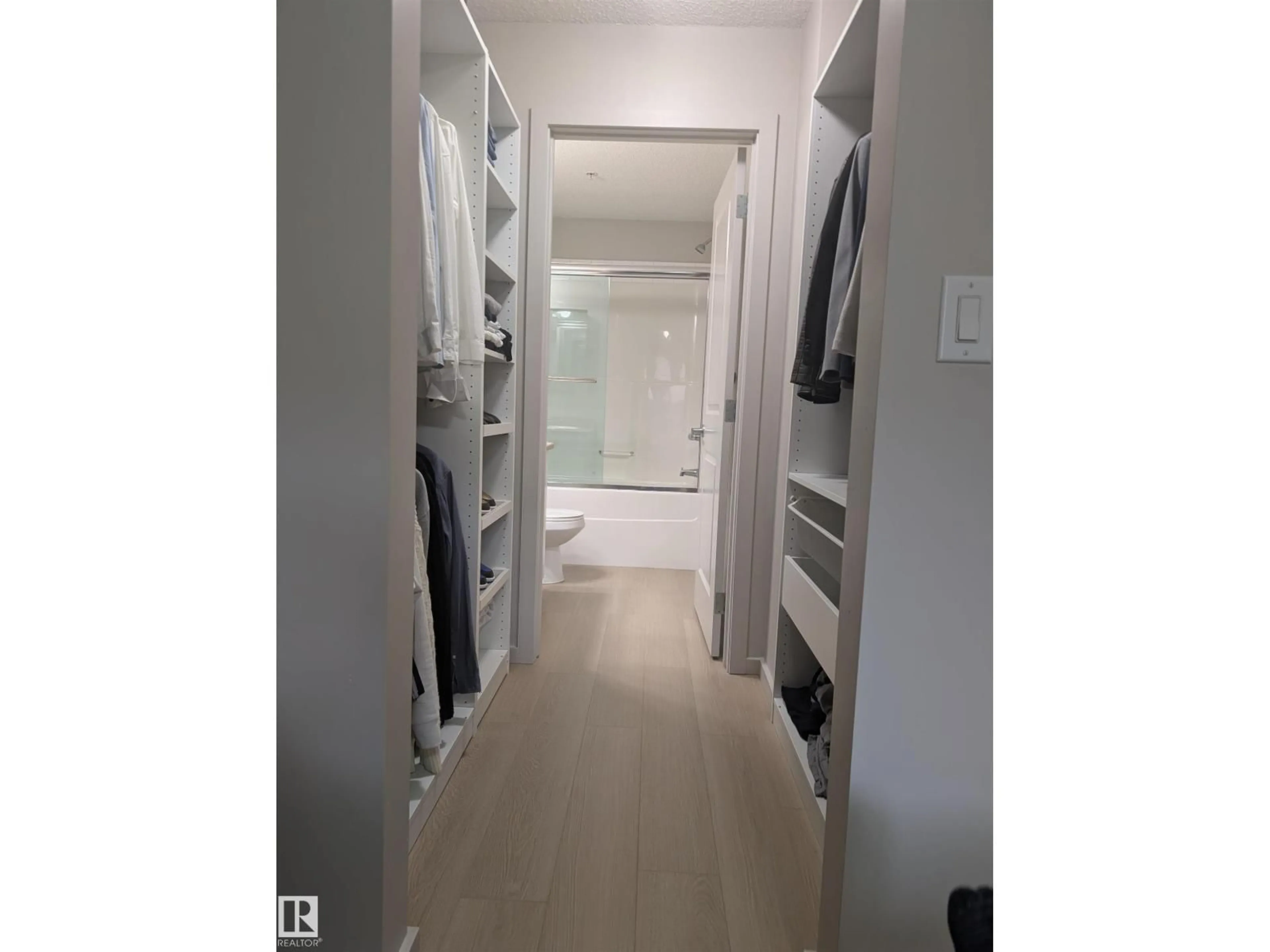 Storage room or clothes room or walk-in closet for 127 5515 7 AV SW, Edmonton Alberta T6X2A8