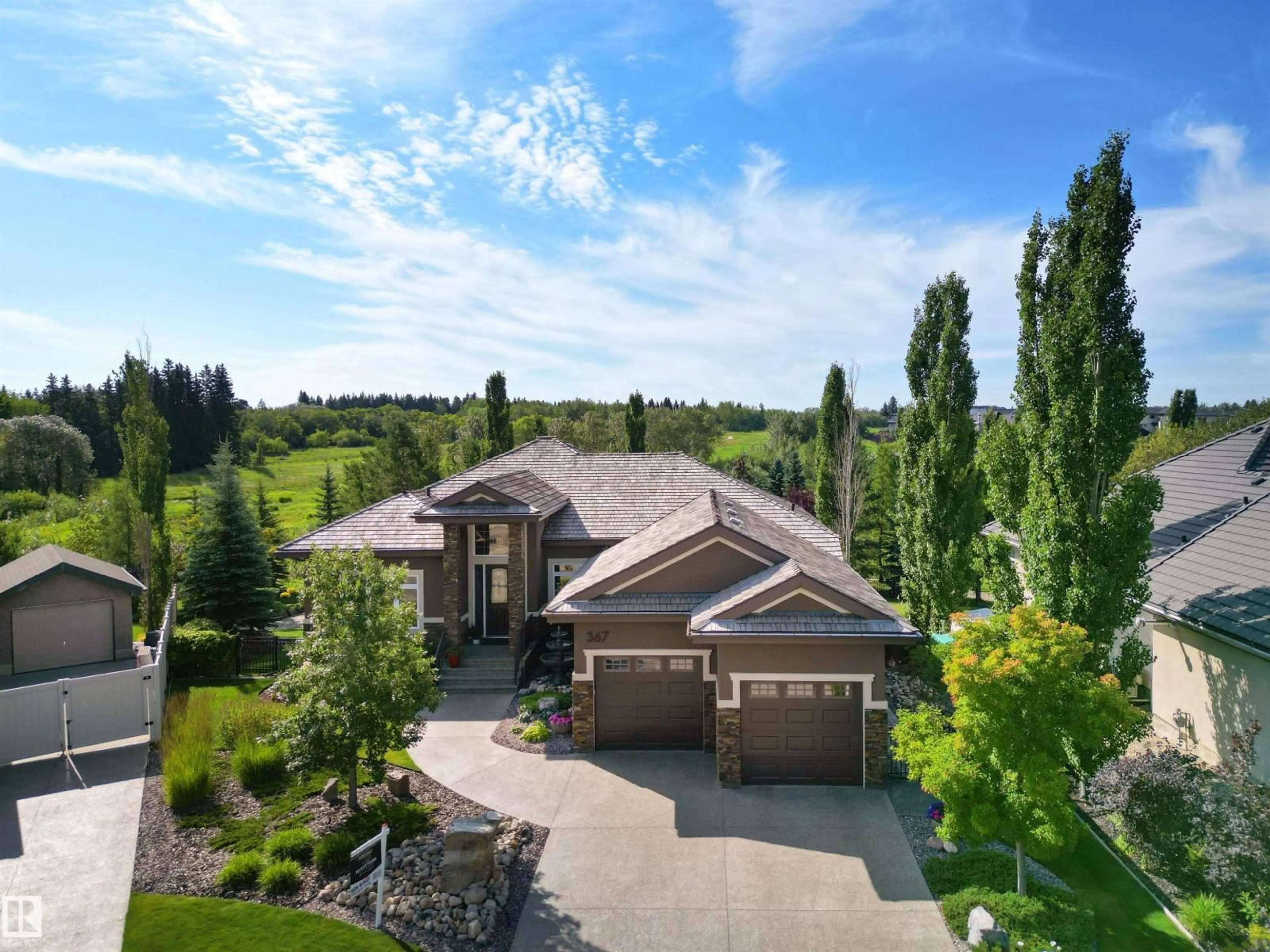 A pic from outside/outdoor area/front of a property/back of a property/a pic from drone, unknown for 52327 - 367 RANGE ROAD 233, Rural Strathcona County Alberta T8B1C6