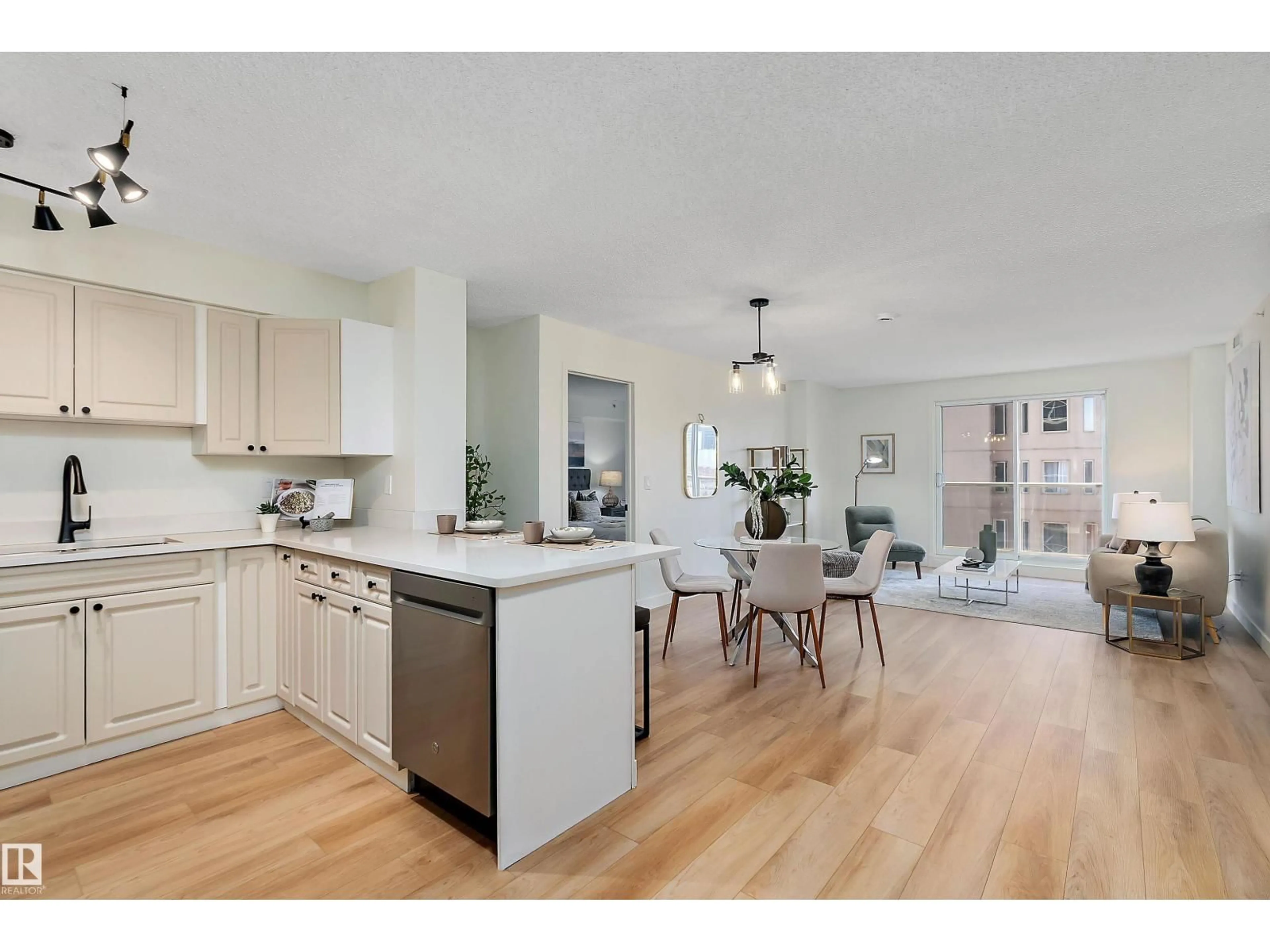 Open concept kitchen, unknown for 10909 - 1202 103 AV NW, Edmonton Alberta T5K2W7