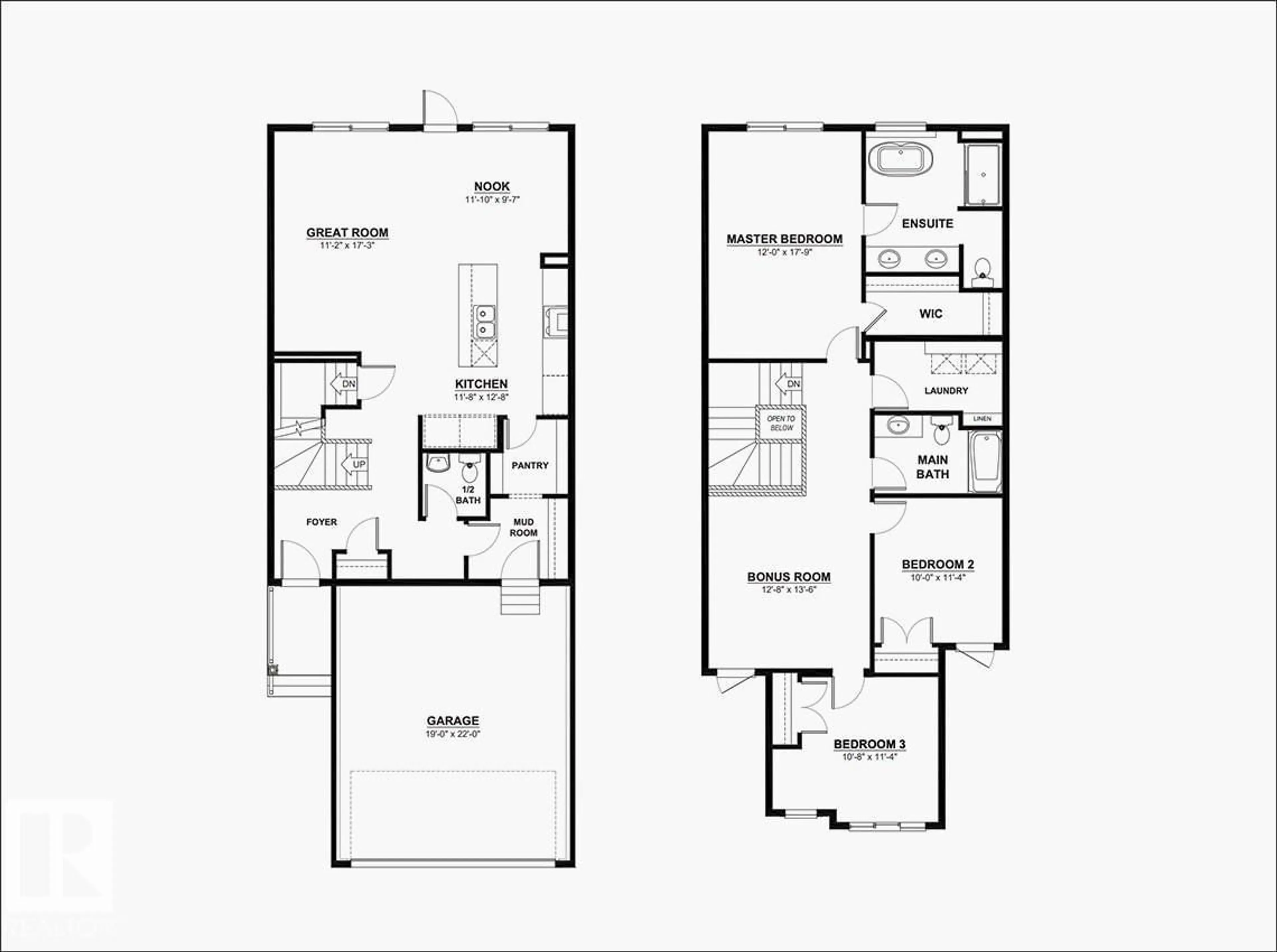 Floor plan for 1114 CRISTALL CR, Edmonton Alberta T6W2Z1