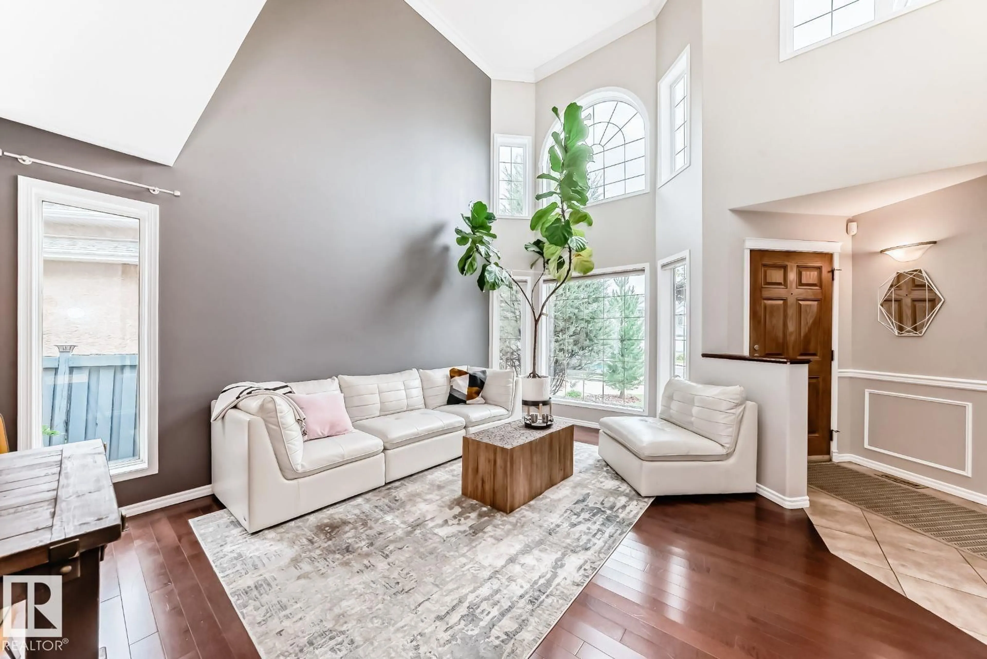 Living room with furniture, unknown for 195 DECHENE RD, Edmonton Alberta T6M2M8