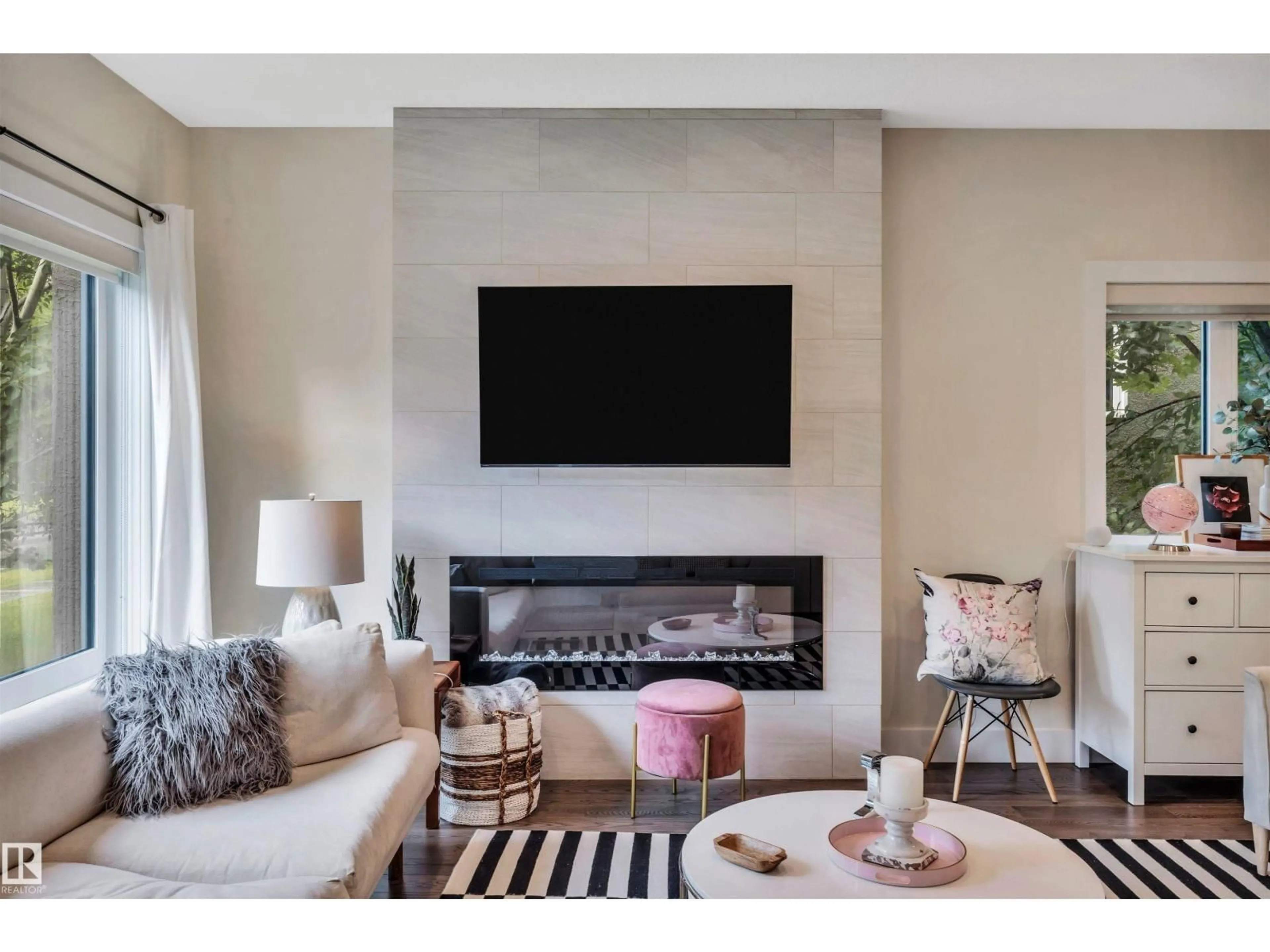 Living room with furniture, unknown for NW - 10925 127 ST, Edmonton Alberta T5M0S8