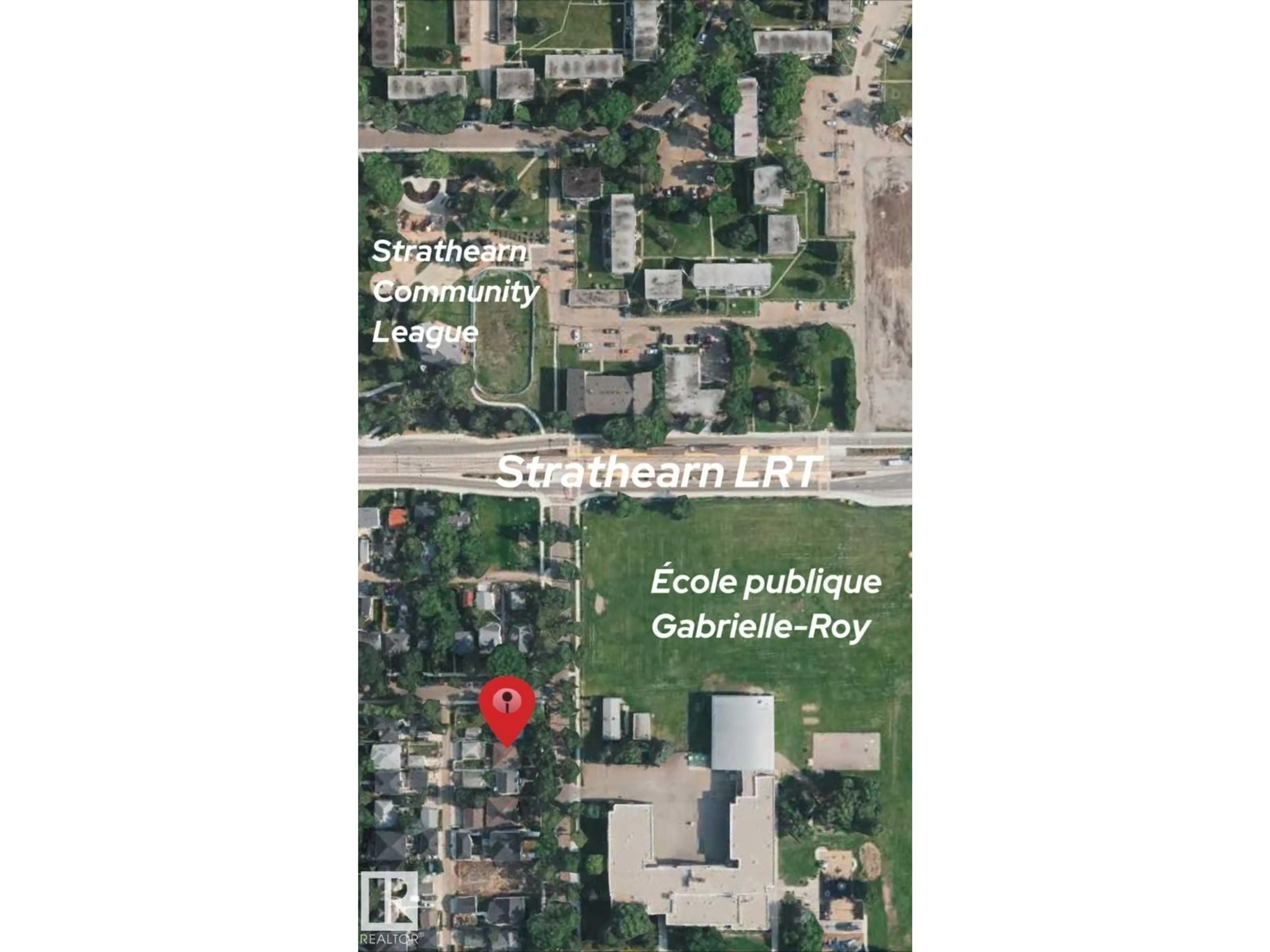 Picture of a map for 8903 94 AV, Edmonton Alberta T6C1W6