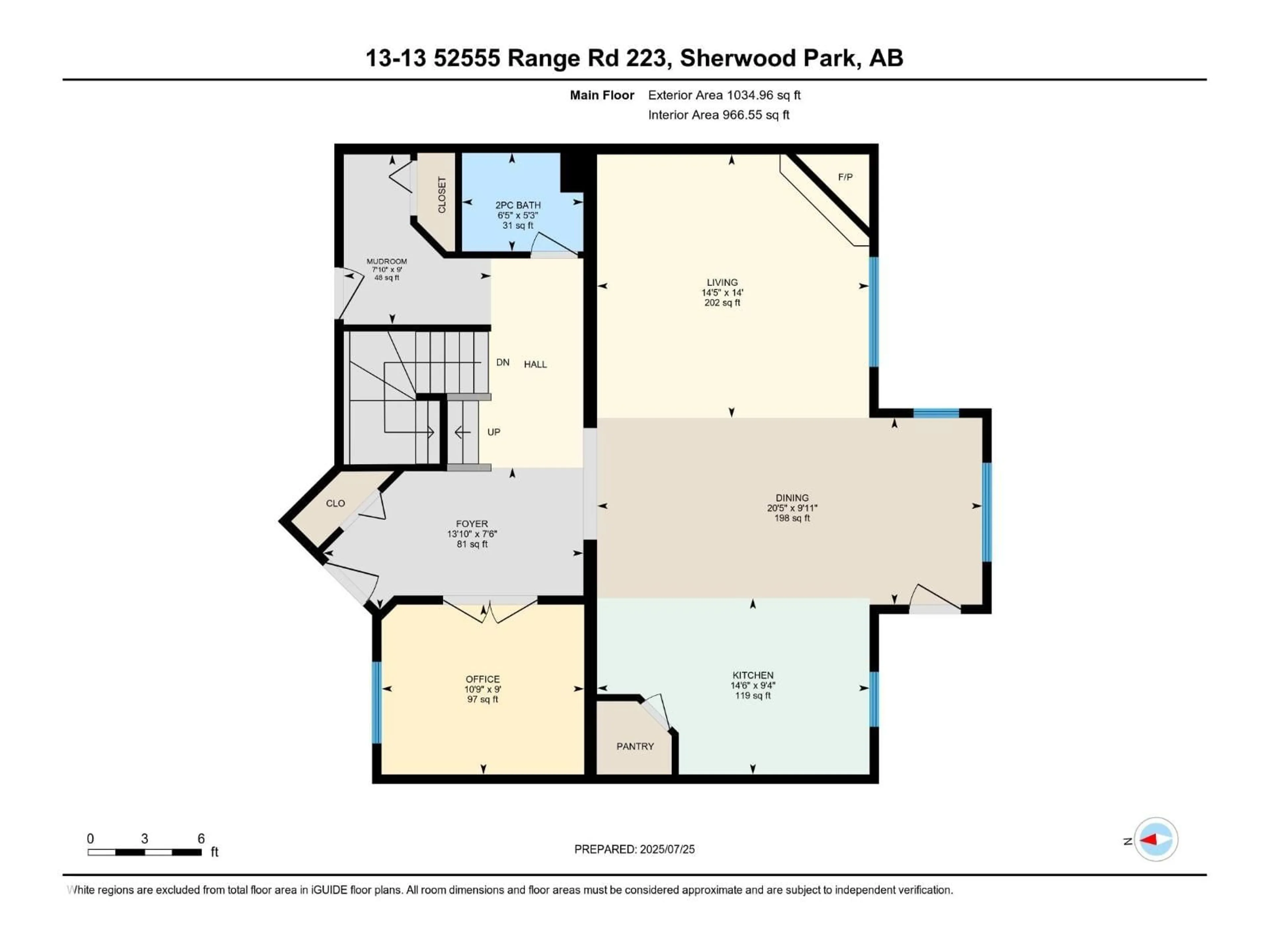 Floor plan for 13 - 52555 RGE ROAD 223 RGE ROAD, Rural Strathcona County Alberta T8A4P7