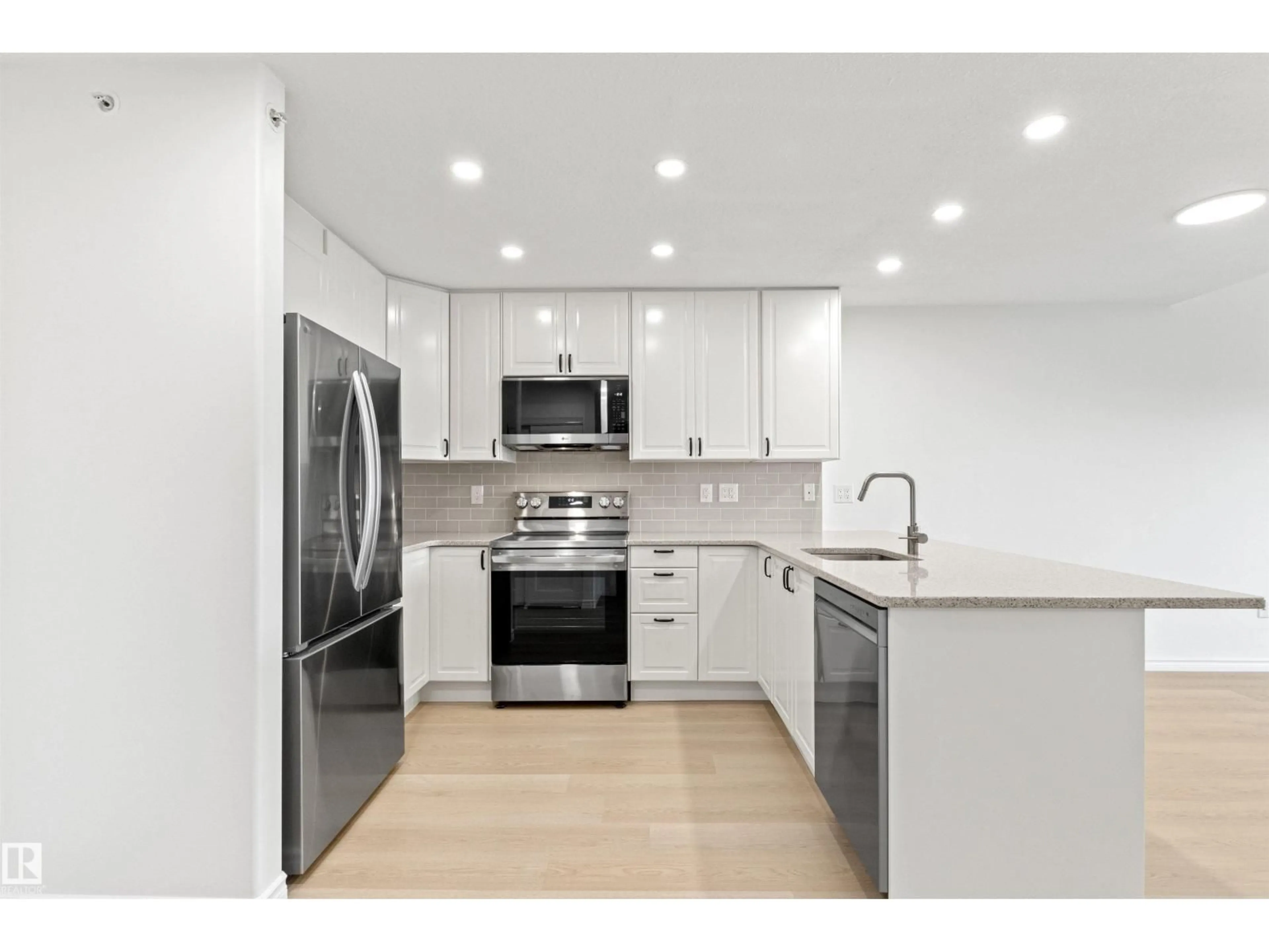 Open concept kitchen, unknown for #406 - 8942 156 ST, Edmonton Alberta T5R5Z5