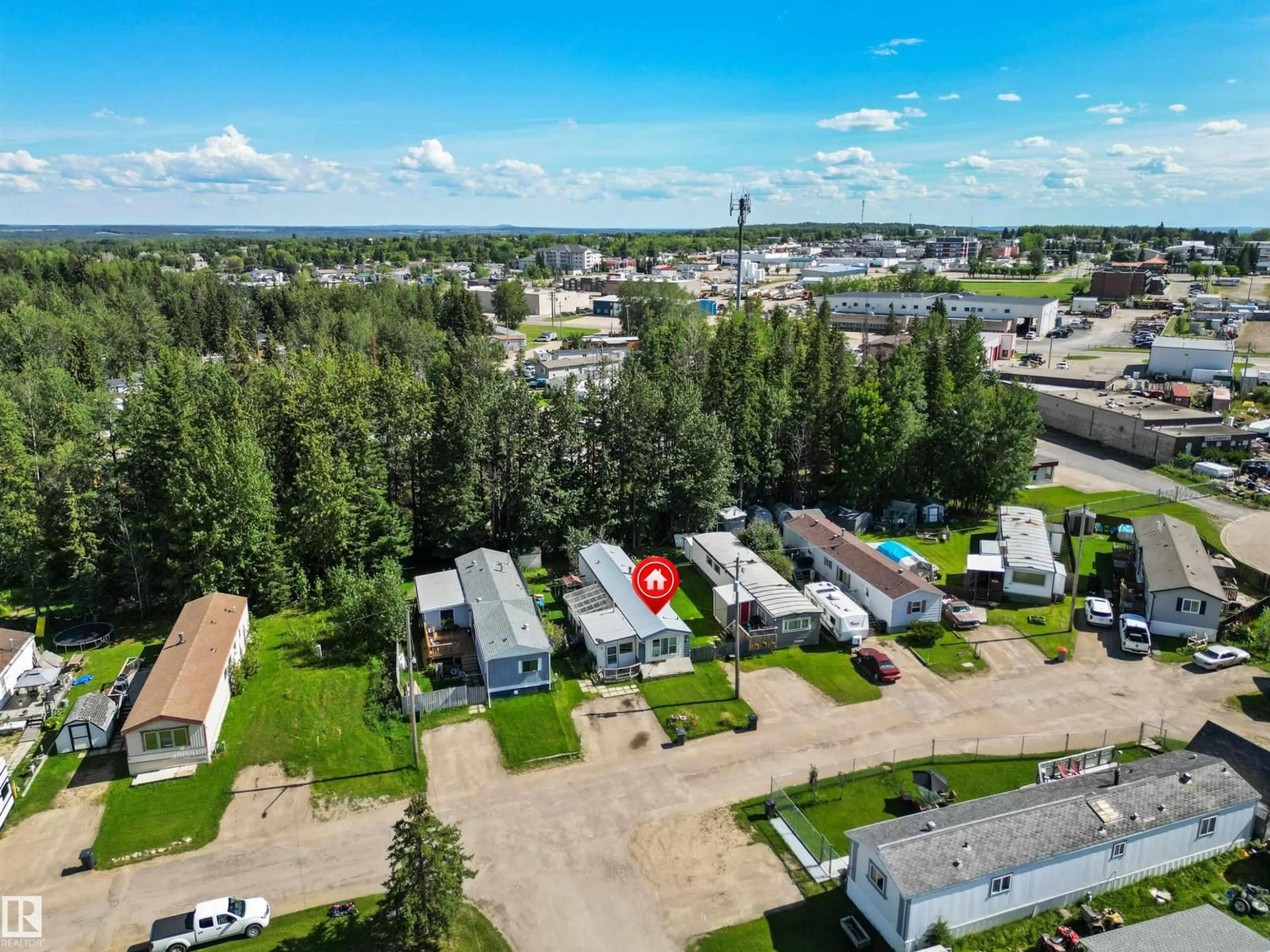 A pic from outside/outdoor area/front of a property/back of a property/a pic from drone, unknown for #80 - 5644 50 STREET, Drayton Valley Alberta T7A1L4